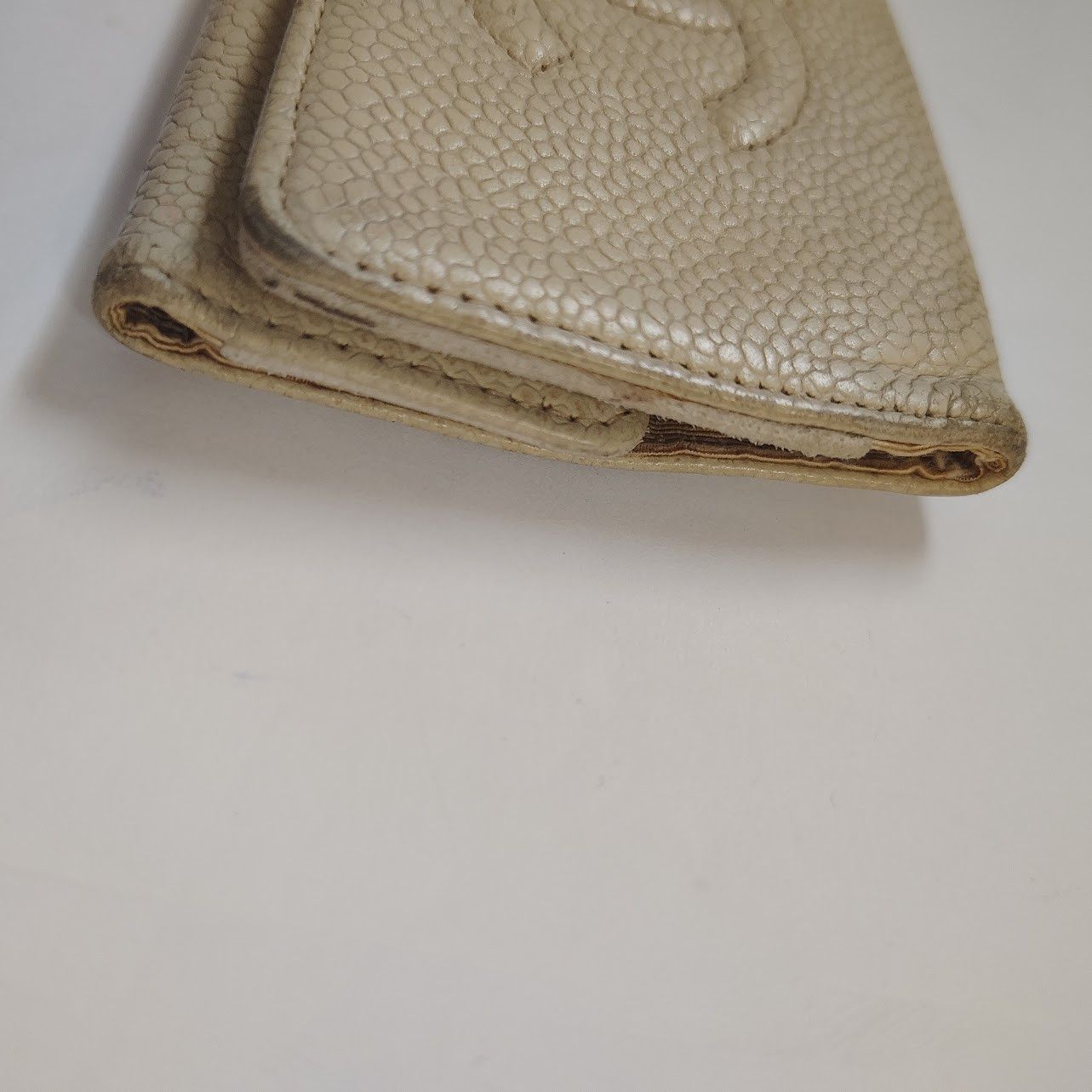 Chanel Chanel key pouch in beige caviar leather Size ONE SIZE - 3 Thumbnail