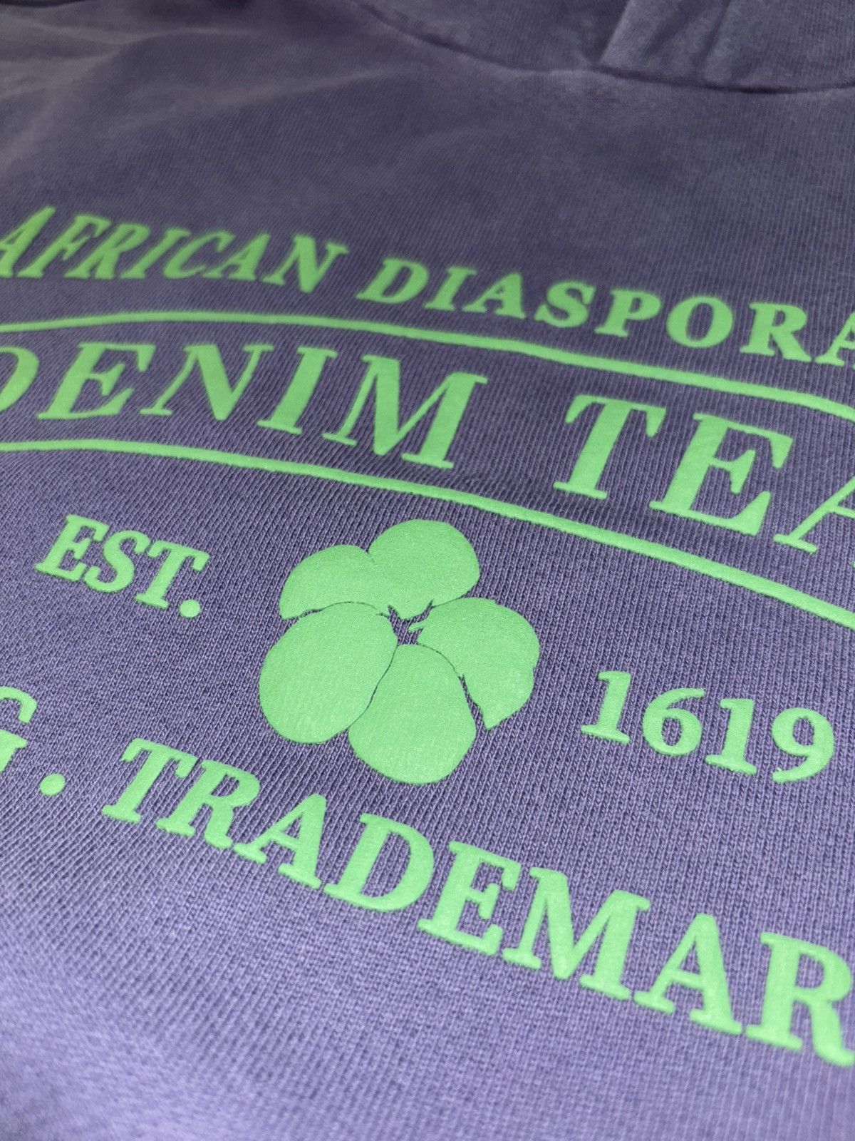 DENIM TEARS Denim Tears ADG Hoodie, Purple Size US XL / EU 56 / 4 - 5 Thumbnail