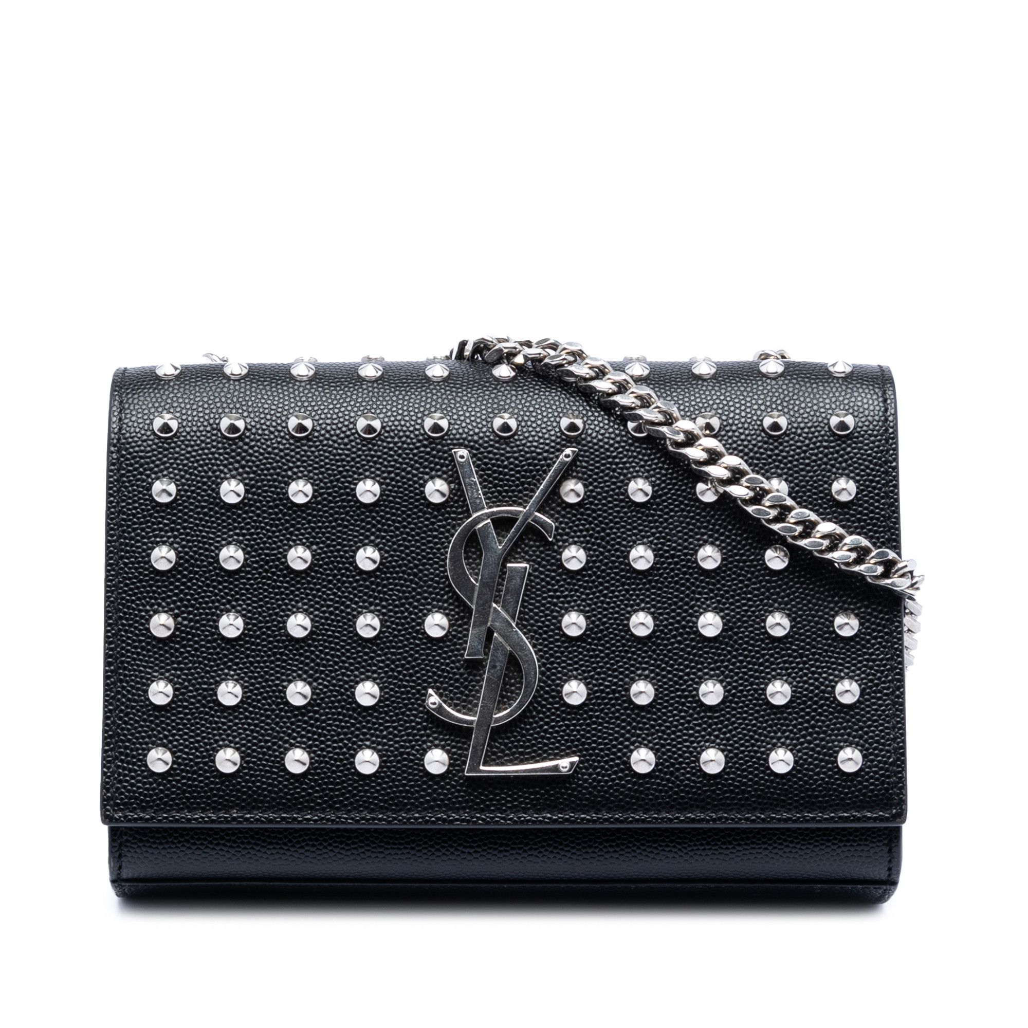Yves Saint Laurent Yves Saint Laurent Mini Grain De Poudre Studded Kate Shoulder Bag Size ONE SIZE - 1 Thumbnail