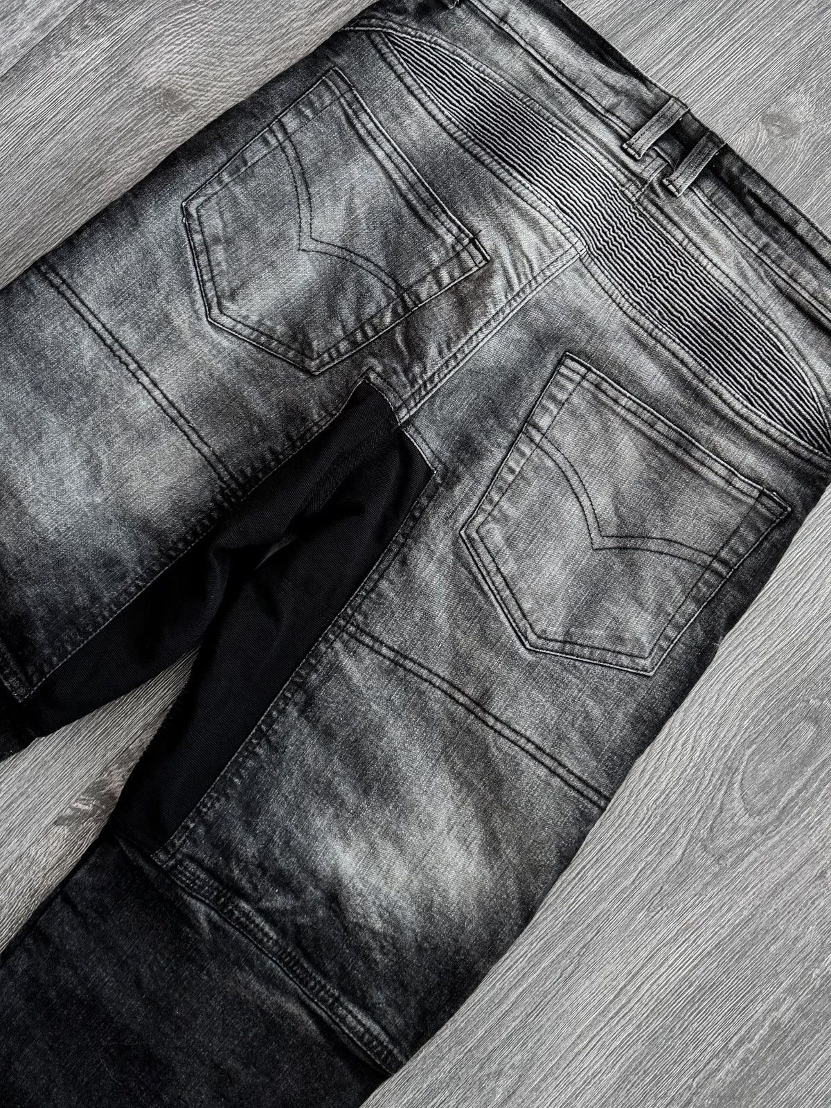 Japanese Brand Y2K Vintage Balenciaga /Amiri Style Zip Jeans Size US 32 / EU 48 - 7 Thumbnail