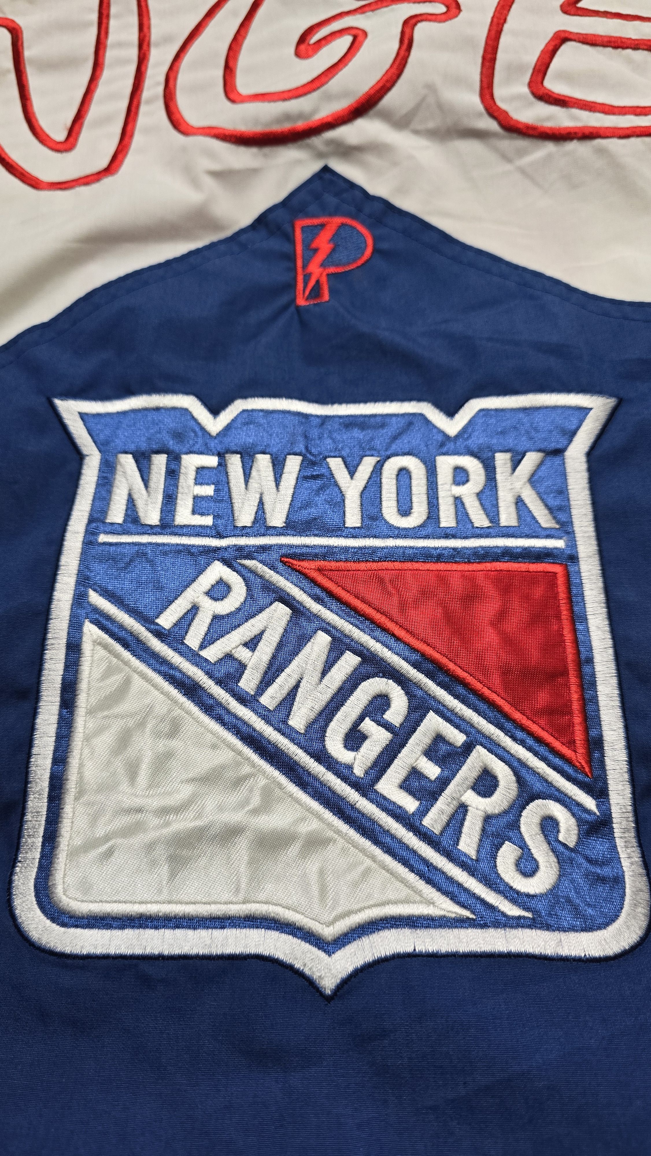 Pro Player Rare Vintage 90's NHL New York Rangers Light Jacket Big Logo Size US M / EU 48-50 / 2 - 6 Thumbnail