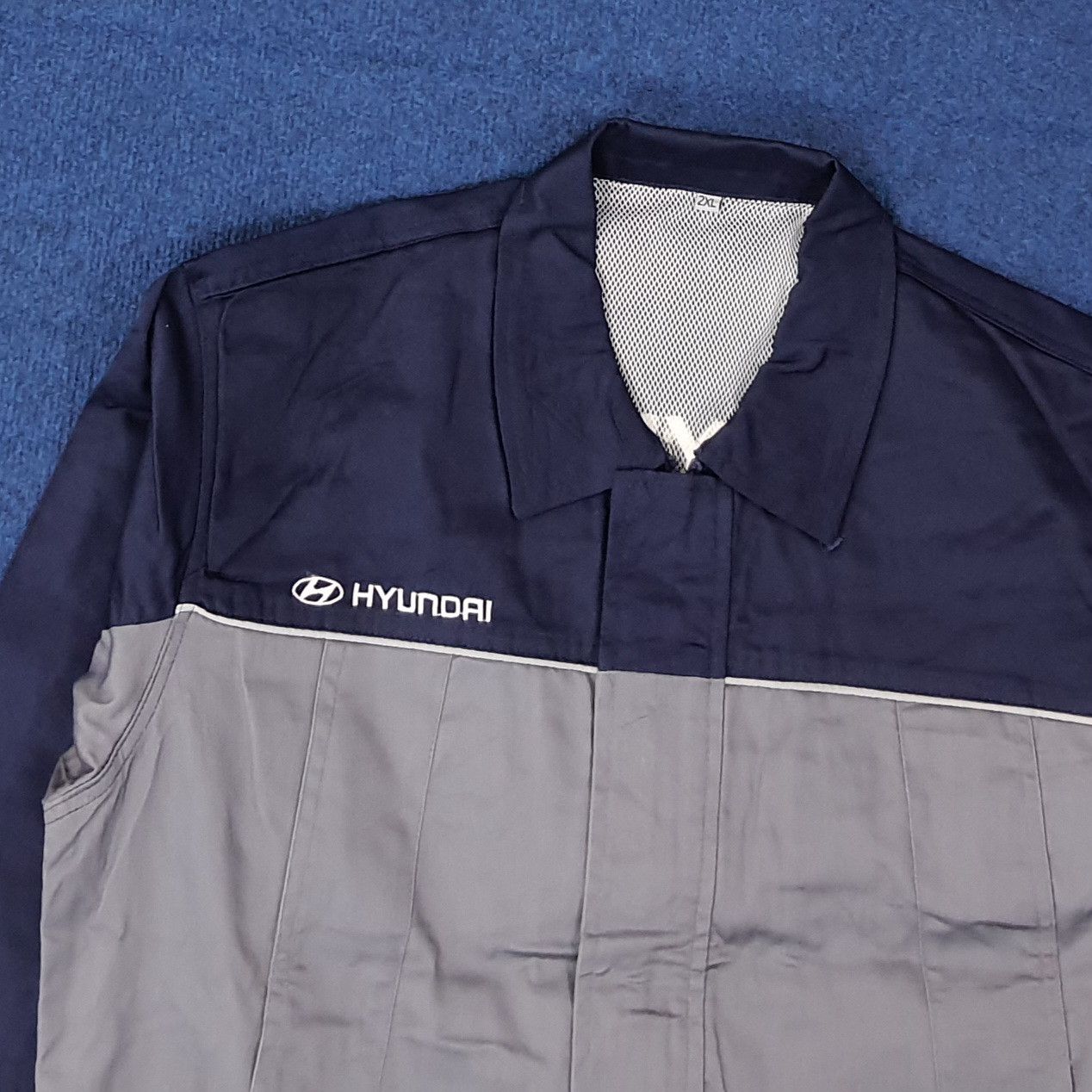 Japanese Brand Vintage Hyundai Motorsports Jacket C262N16 Size US L / EU 52-54 / 3 - 3 Thumbnail
