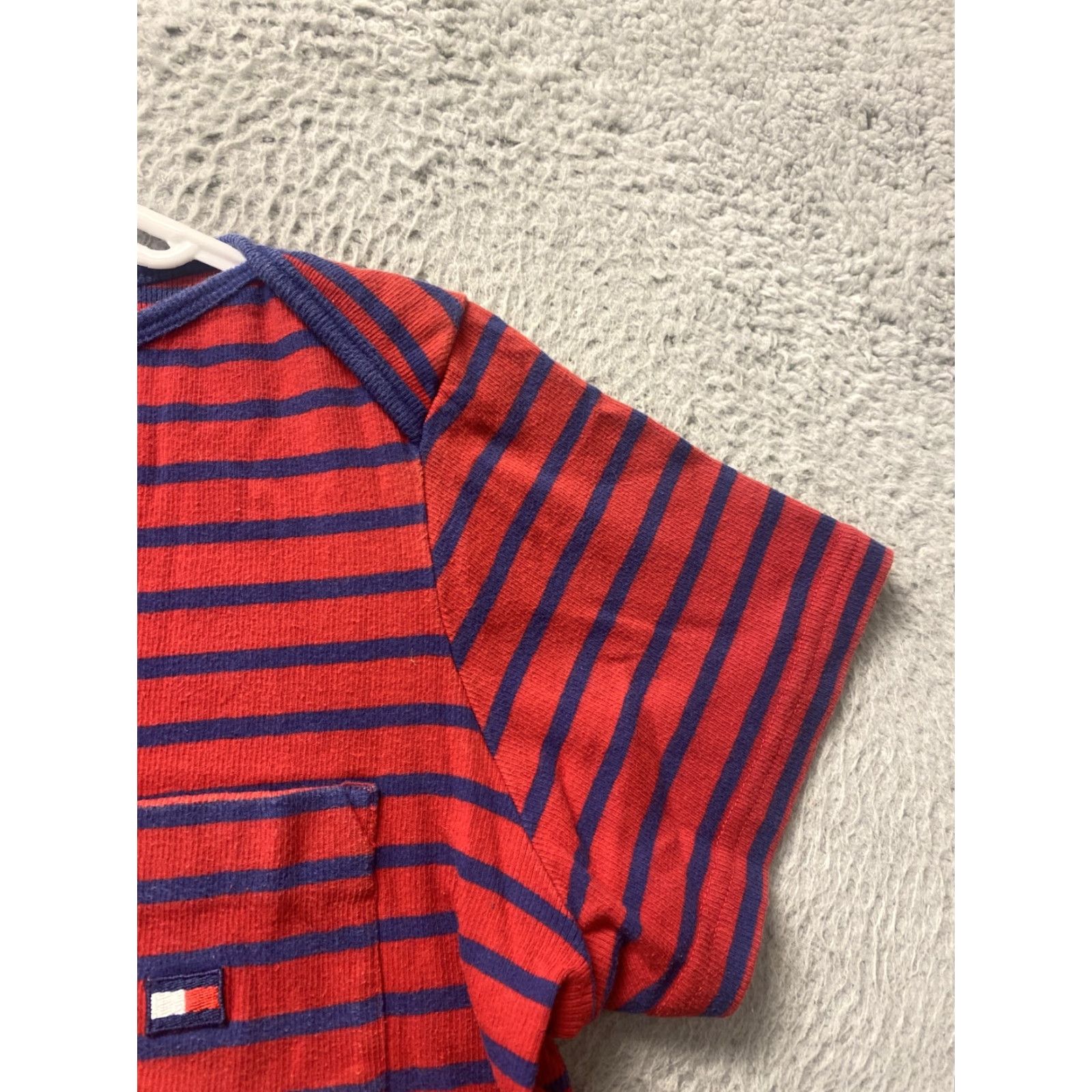 Tommy Hilfiger Tommy Hilfiger Sport T Shirt Womens XL Red White Short Sleeve /102-22 Size XL / US 12-14 / IT 48-50 - 3 Thumbnail