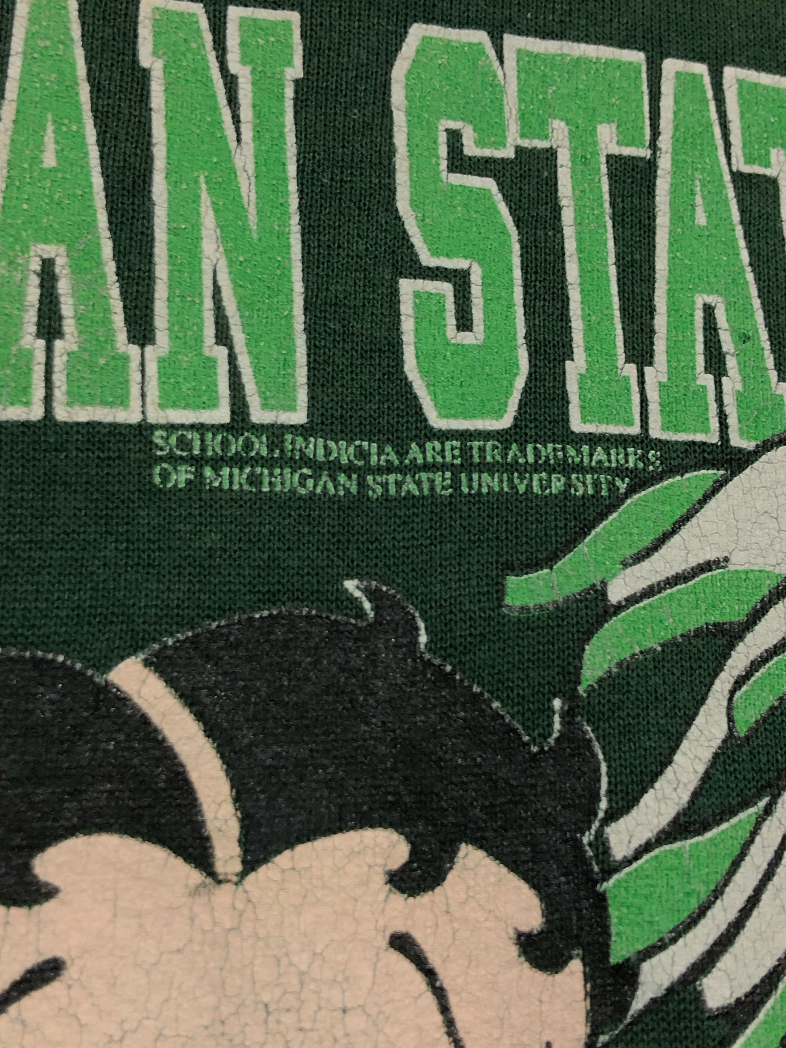 Vintage RARE🔥1994 50:50 MICHIGAN STATE UNIVERSITY BETTYBOOP POM POM Size US L / EU 52-54 / 3 - 9 Thumbnail