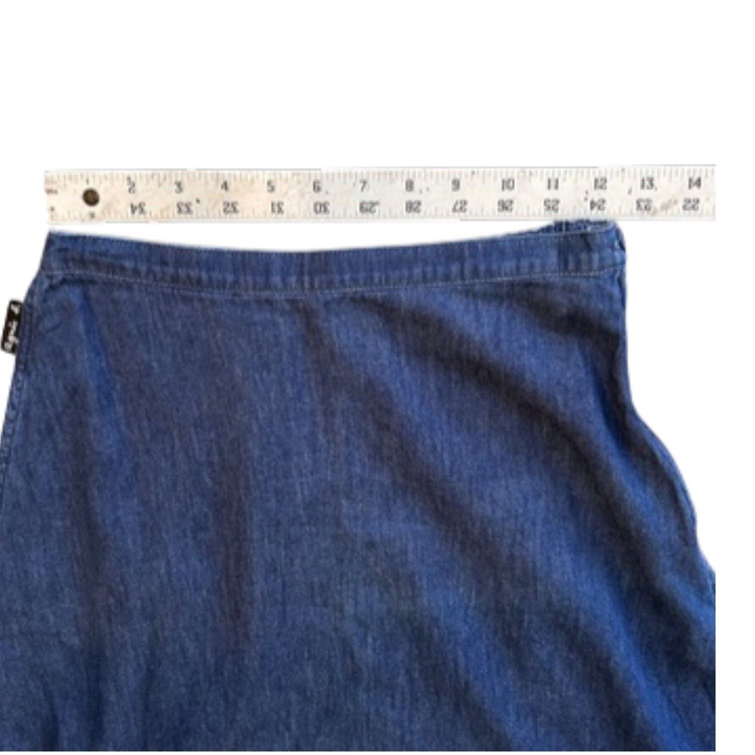 agnes b. Agnes B. Paris Denim Drop Crotch Jorts Size 38 Size 27" / US 4 / IT 40 - 5 Thumbnail