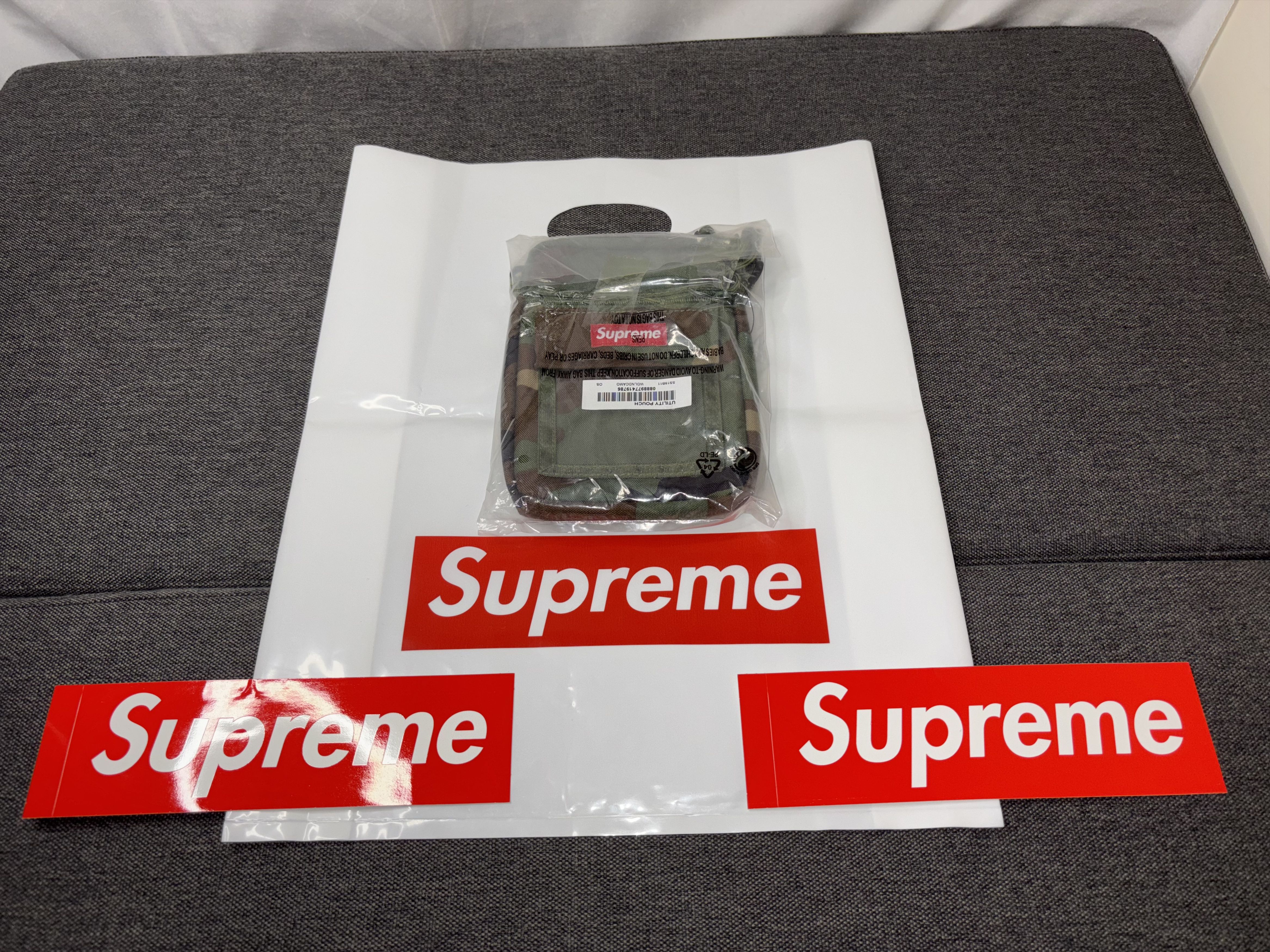 Supreme SUPREME Utility Pouch Woodland Camo SS19 Size ONE SIZE - 6 Thumbnail