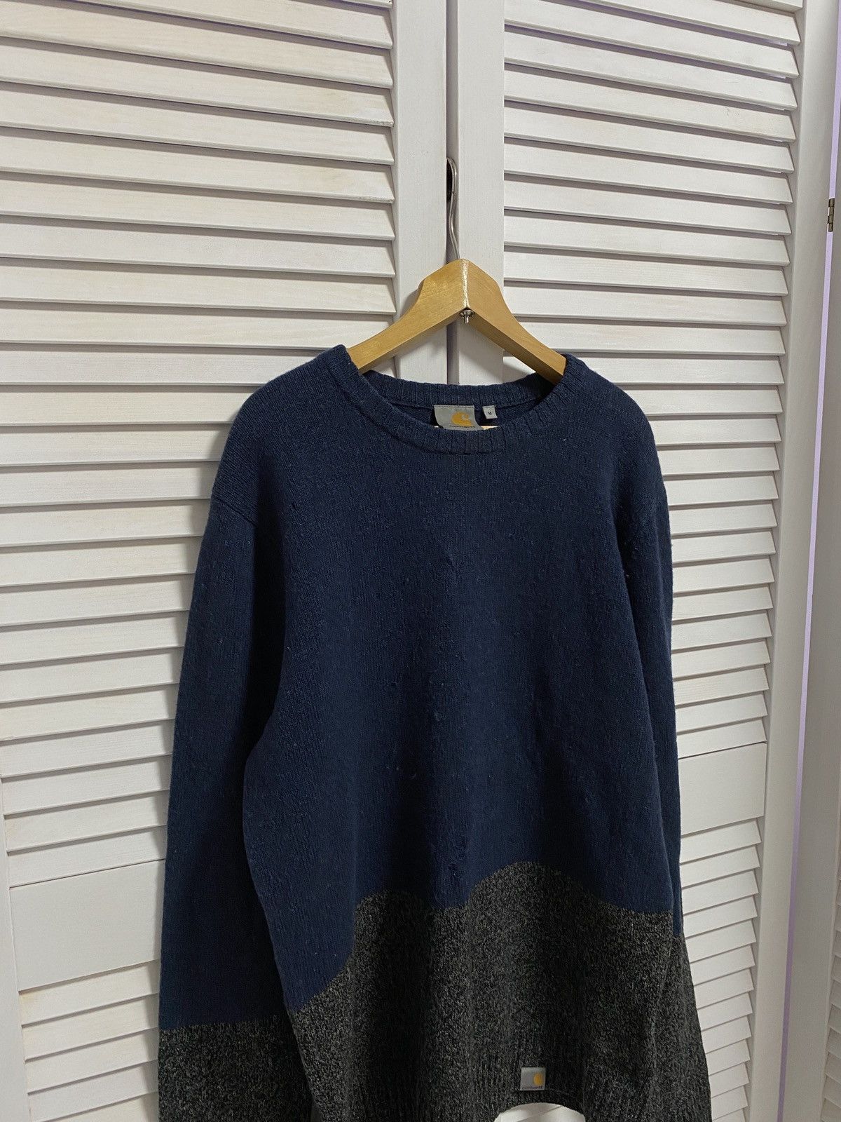 Carhartt × Vintage 🚥 Vintage Sweater Carhartt WORKWEAR Knitted sweater Size US M / EU 48-50 / 2 - 2 Thumbnail