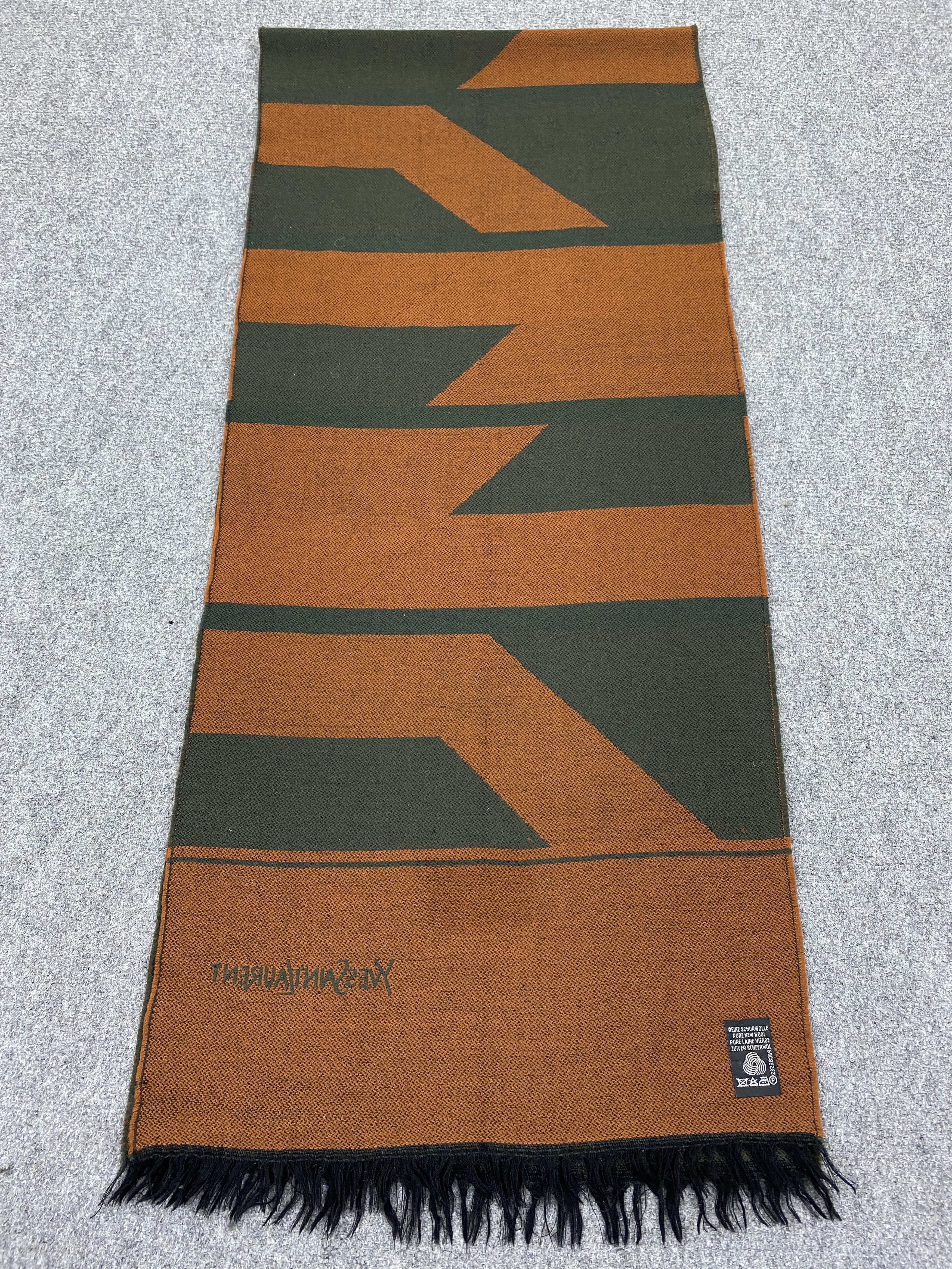 Yves Saint Laurent Vintage Yves Saint Lauren YSL Muffler Scarf SC0076 Size ONE SIZE - 3 Thumbnail