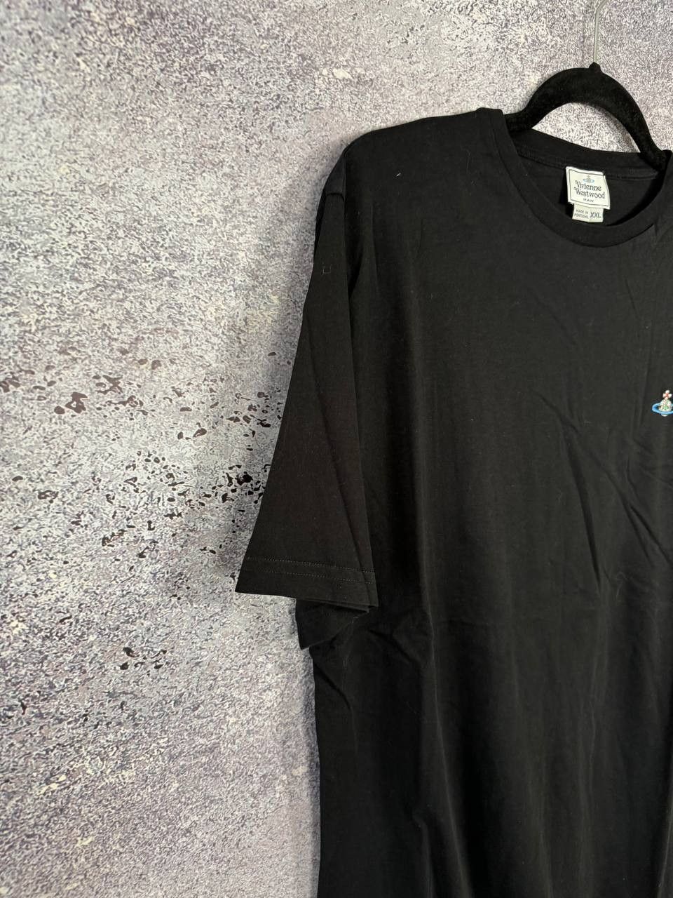 Vivienne Westwood Vivienne Westwood Orbital Embroidered Black Tee 2XL Size US XXL / EU 58 / 5 - 4 Thumbnail