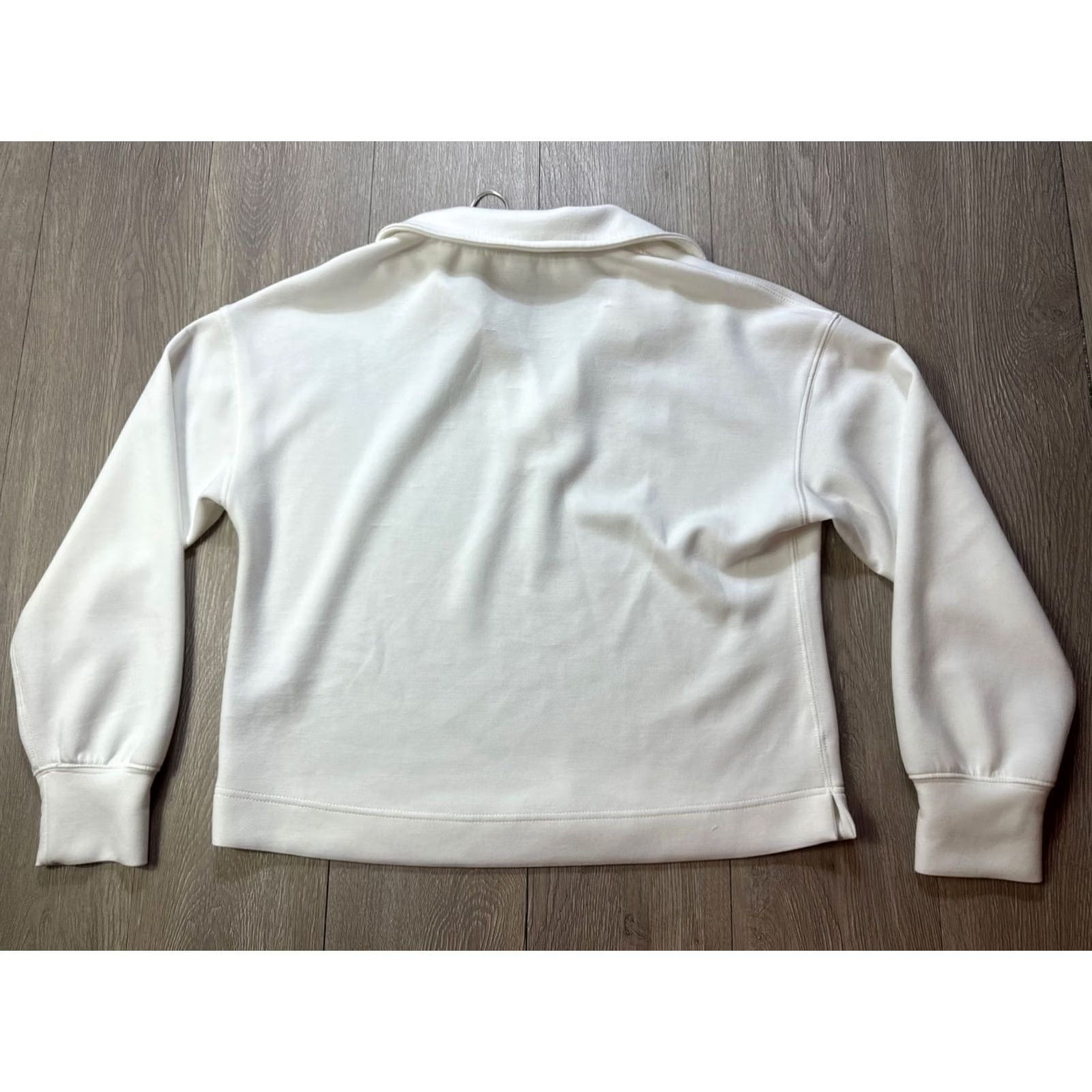 Vintage VINTAGE M. Magaschoni Shirt Womens Small White Collared Cuffed Pullover Sweater Size S / US 4 / IT 40 - 7 Thumbnail