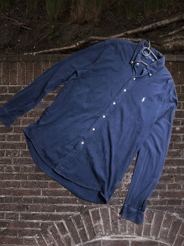 Polo Ralph Lauren × Ralph Lauren Polo Ralph Lauren Men Blue Button Up Shirt Size US L / EU 52-54 / 3 - 1 Thumbnail