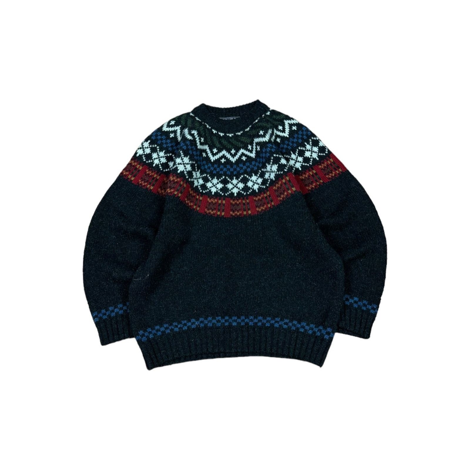 Jean Paul Gaultier Jean Paul Country Vintage Wool Sweater Size US L / EU 52-54 / 3 - 1 Thumbnail