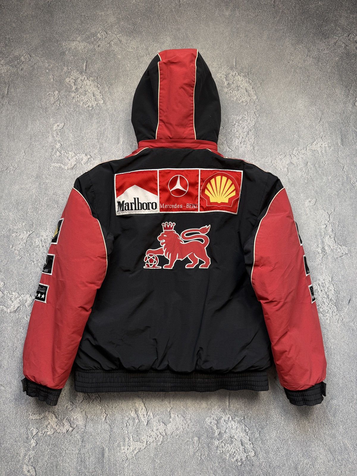 Marlboro 🟤 Crazy Mercedes Marlboro Racing Vintage Jacket🟤 Size US M / EU 48-50 / 2 - 11 Thumbnail