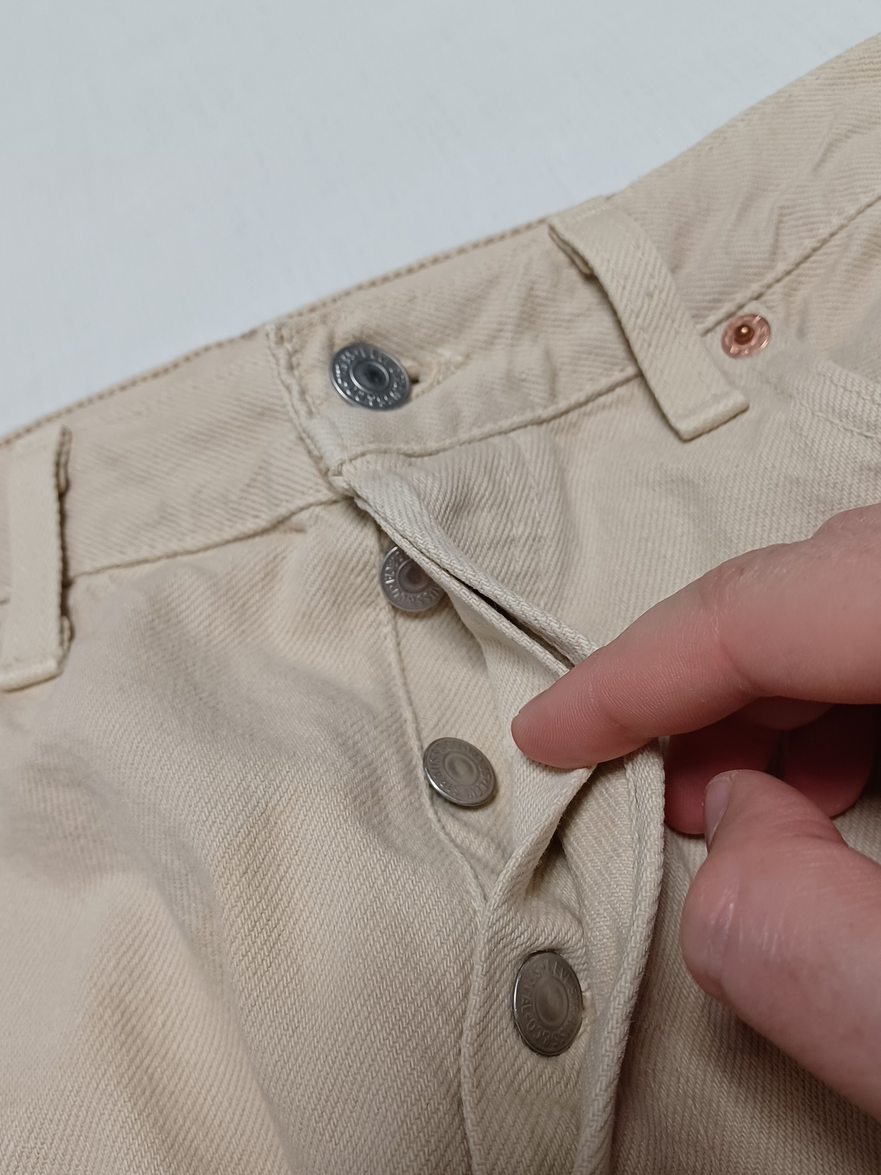 Levi's Vintage Clothing Made in USA button vintage 1995 levis 501 denim w34 L30 Size US 34 / EU 50 - 4 Thumbnail