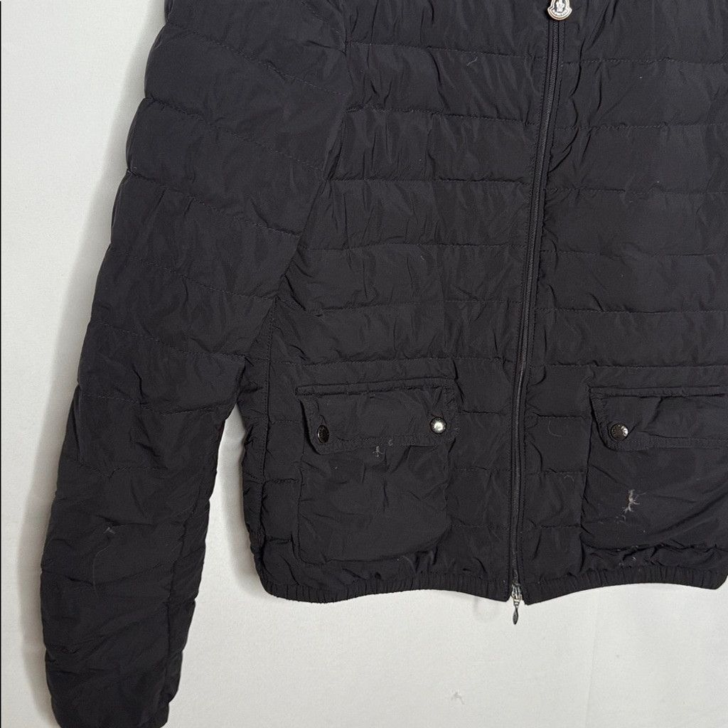 Moncler Moncler Lans quilted down puffer high collar black jacket S Size S / US 4 / IT 40 - 3 Thumbnail