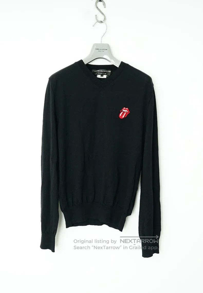 Comme des Garcons Comme Des Garcons Rolling Stones Long Sleeve Knit Top Size US S / EU 44-46 / 1 - 1 Thumbnail