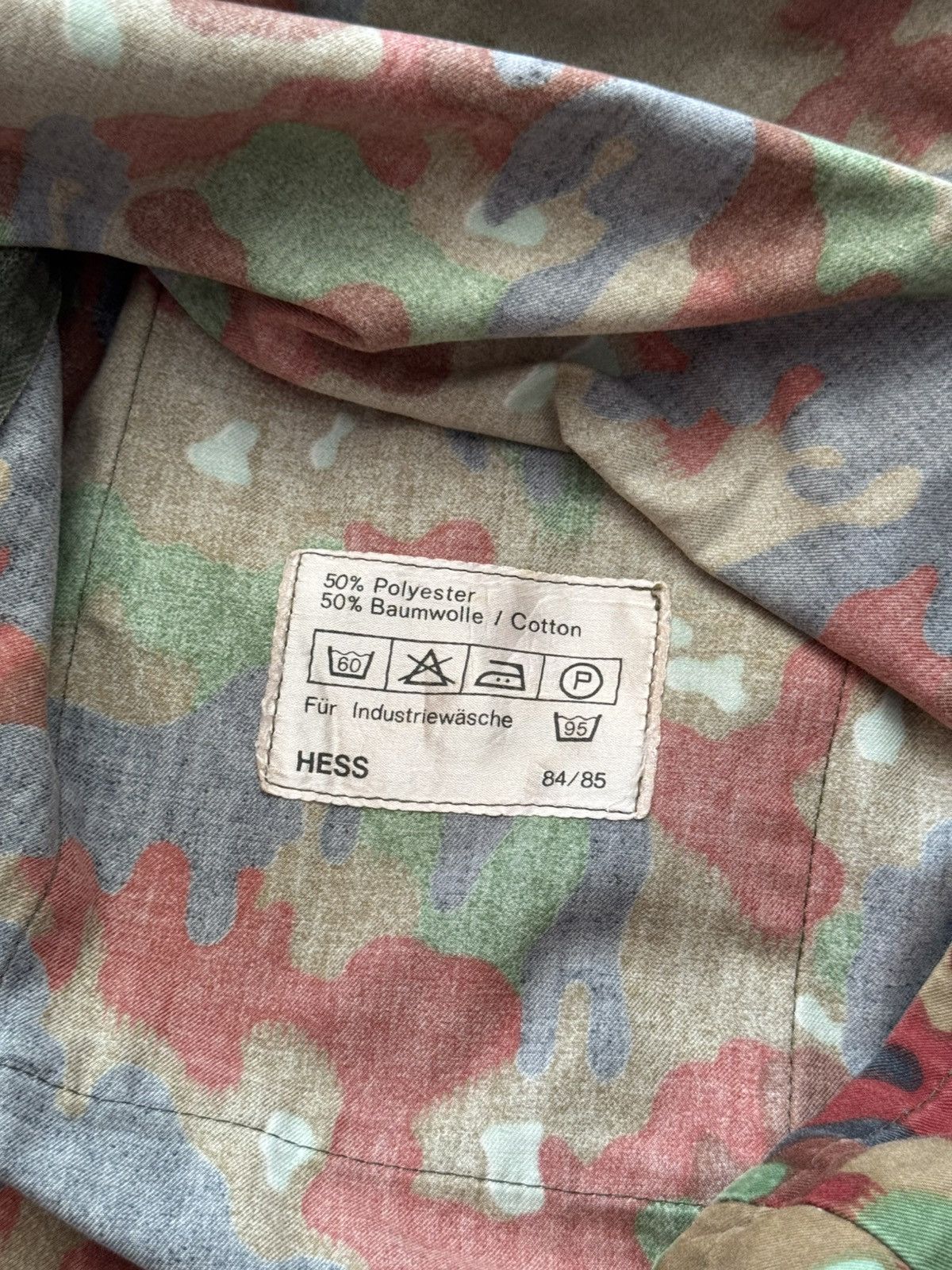 Vintage Vintage 80-90’s Rare Bundeswehr German Army Camo Jakcet Size US XL / EU 56 / 4 - 7 Thumbnail