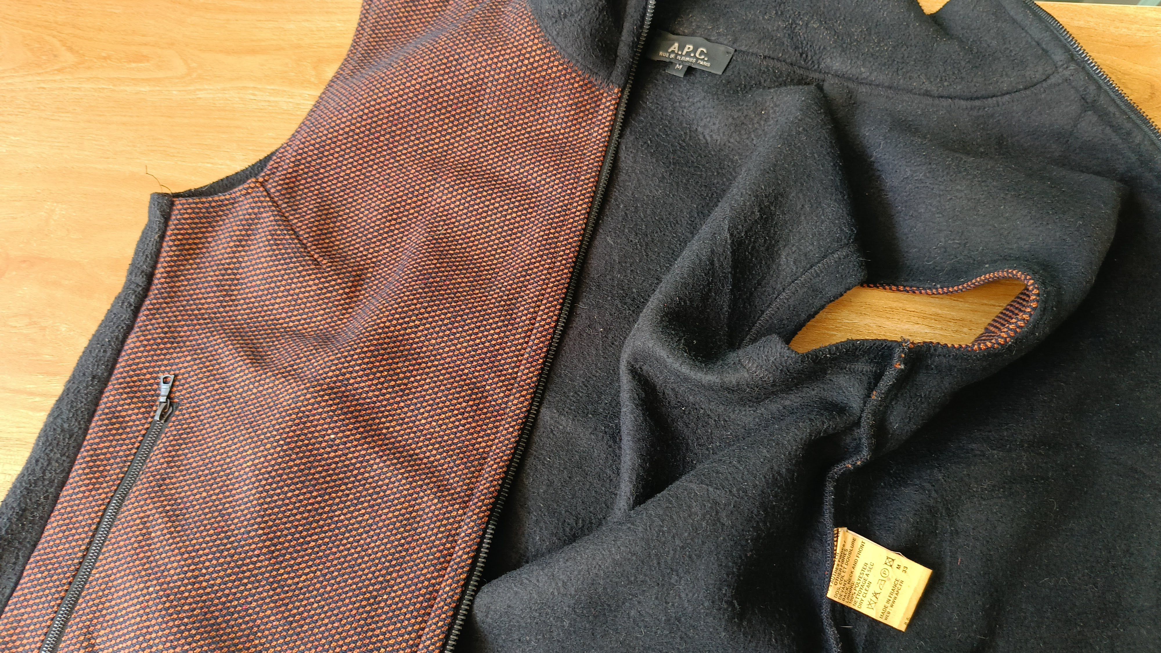 A.P.C. A.P.C. France brown snake fleece vest small unisex Size M / US 6-8 / IT 42-44 - 11 Thumbnail