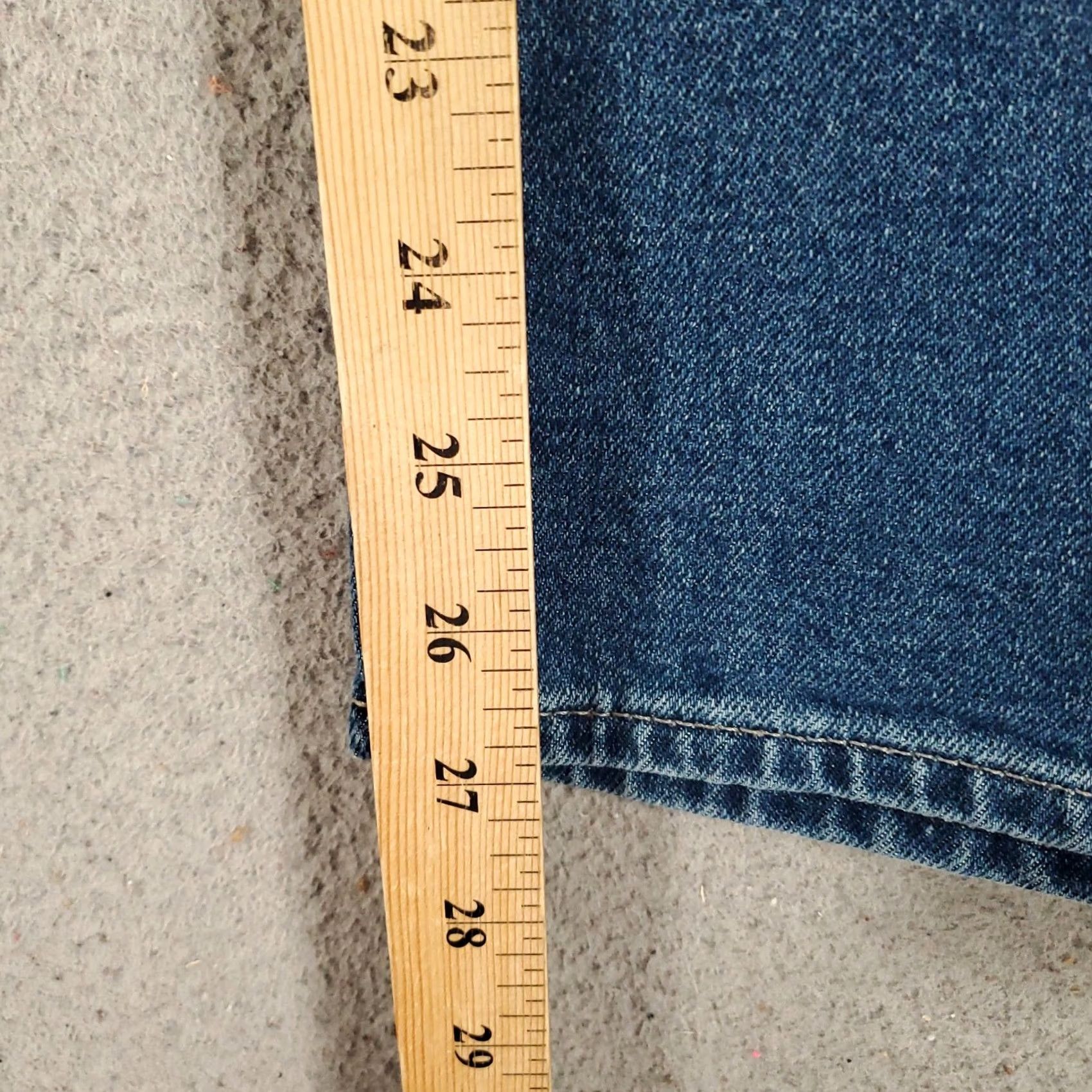 J.Crew J Crew Womens 34 Blue Light Wash Essential Straight High Rise Stretch 38x27 Size ONE SIZE - 4 Thumbnail