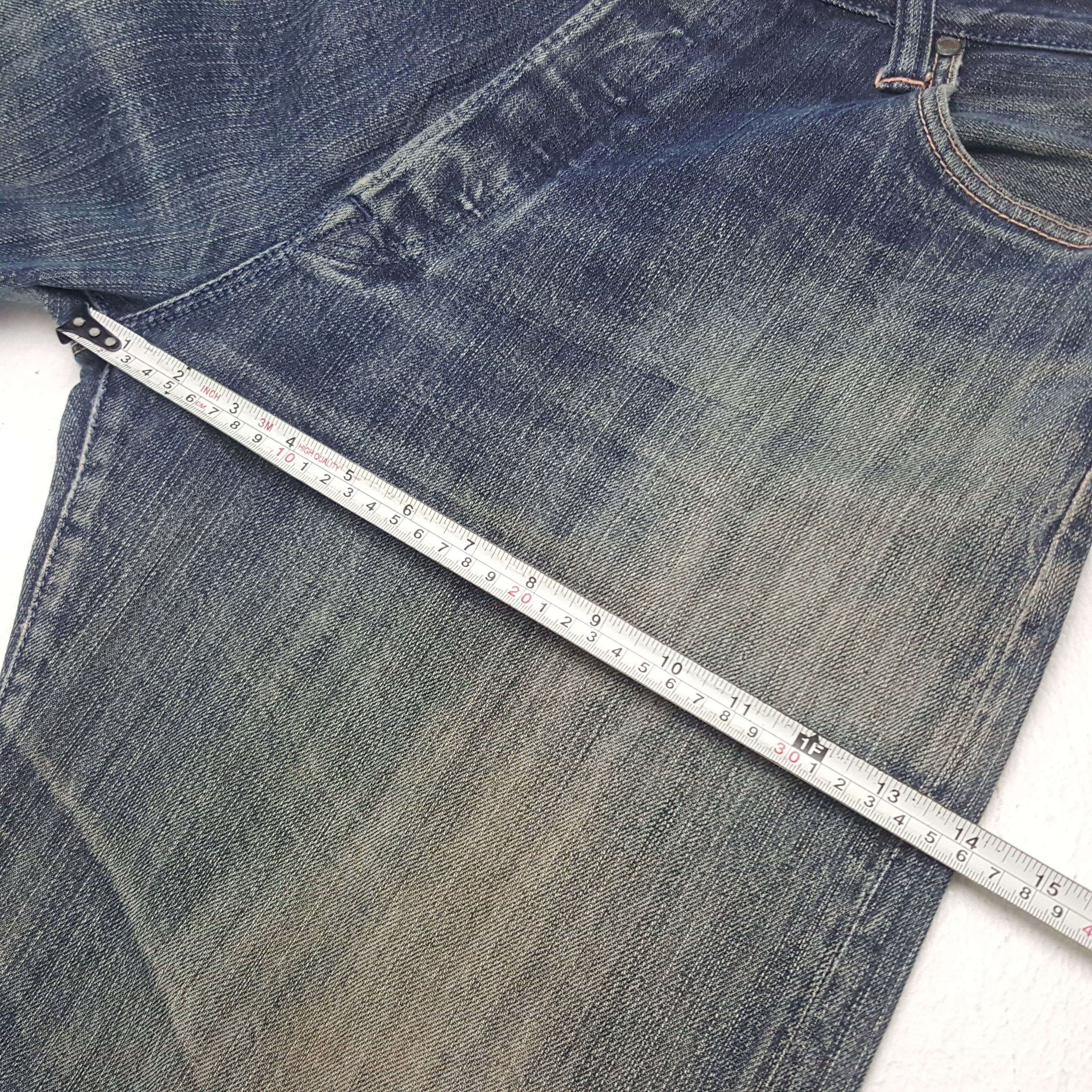 Japanese Brand × Vintage Vintage Evisu Yamane Selvedge Japanese Daicock Custom Jeans Size US 32 / EU 48 - 9 Thumbnail