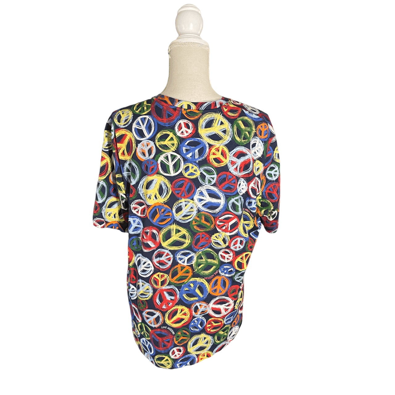 Moschino Love Moschino Peace Print T-shirt Size US L / EU 52-54 / 3 - 7 Thumbnail