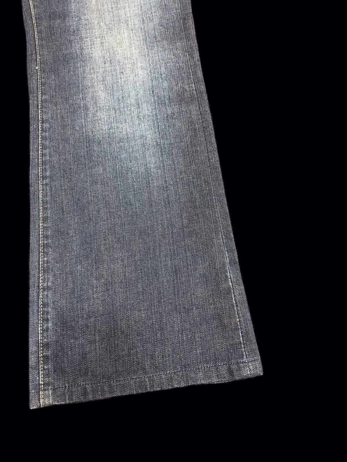Japanese Brand 💥FLARE💥RUSH HOUR Japan Distressed Flare Jeans F44 Size US 33 - 9 Thumbnail