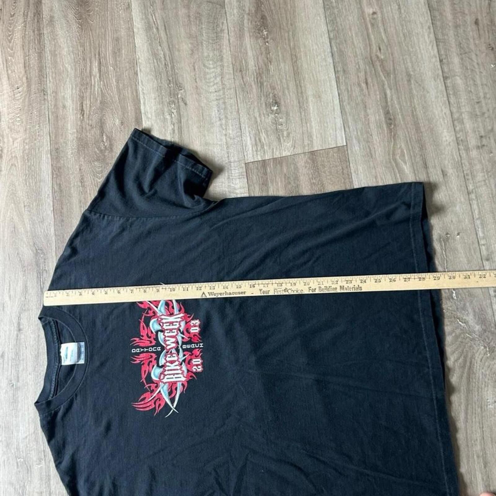 West Coast Choppers Vintage y2k Tribal 2003 Daytona Bike Week black t shirt Size US XL / EU 56 / 4 - 7 Thumbnail