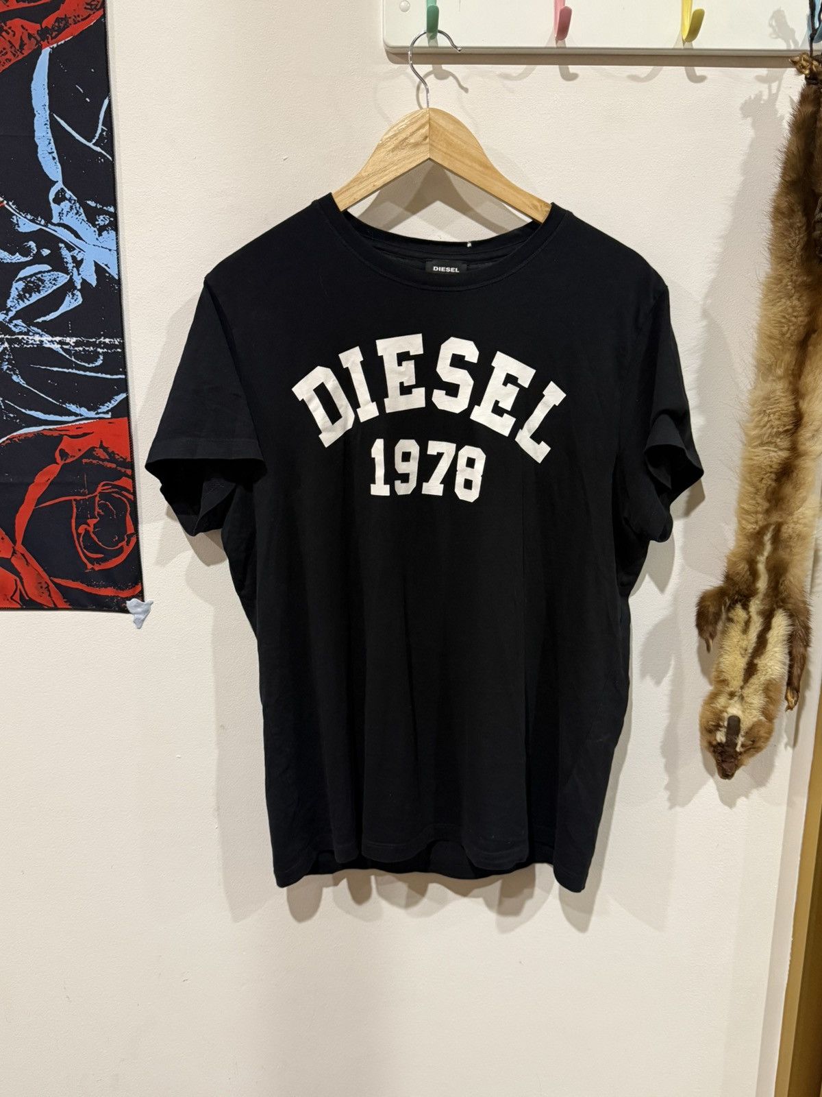 Diesel Diesel 1978 Tee Black T-Shirt Size US M / EU 48-50 / 2 - 5 Thumbnail