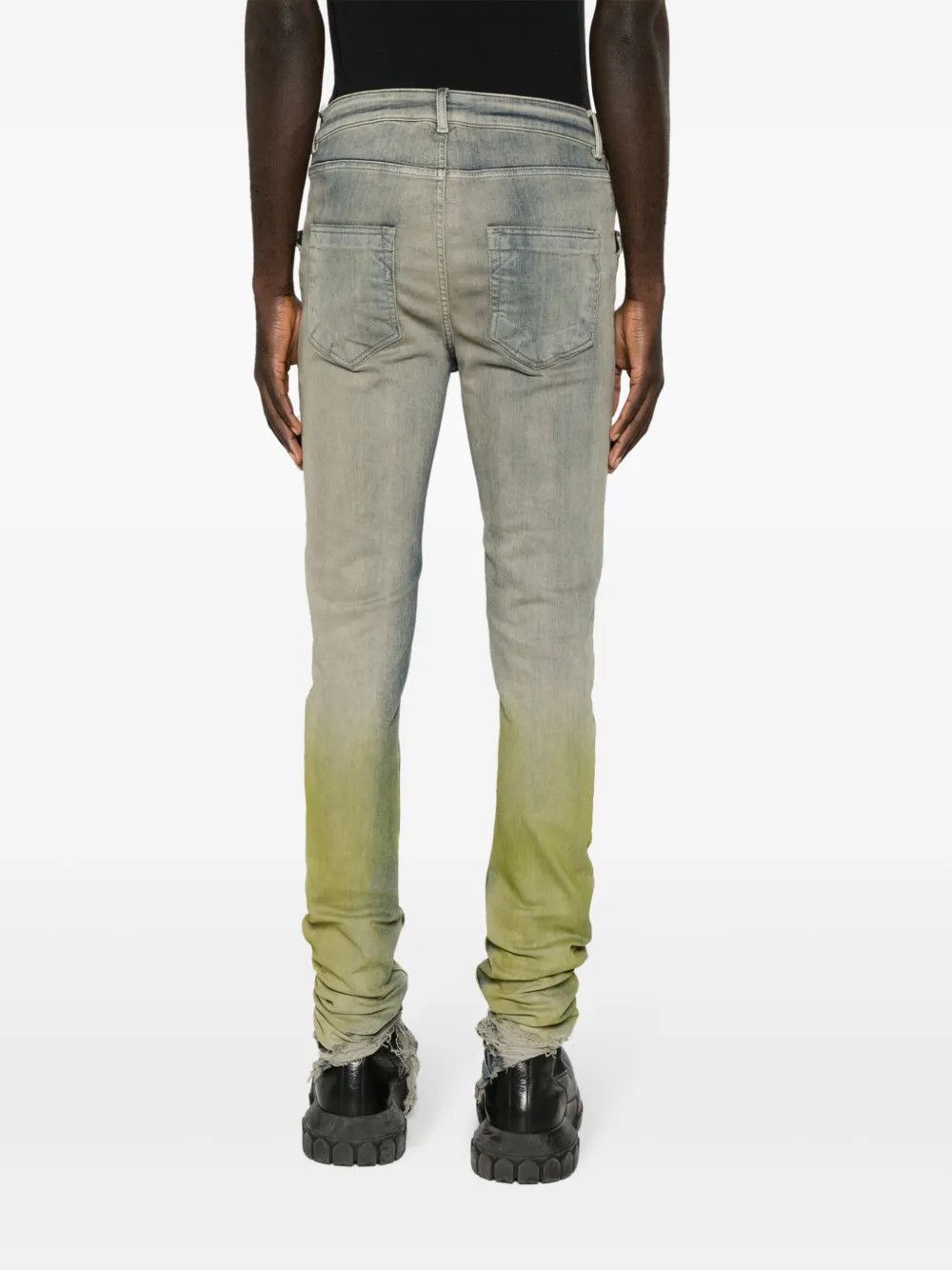Rick Owens o1y0325 Denim Pant in Multicolor Size US 31 - 3 Thumbnail