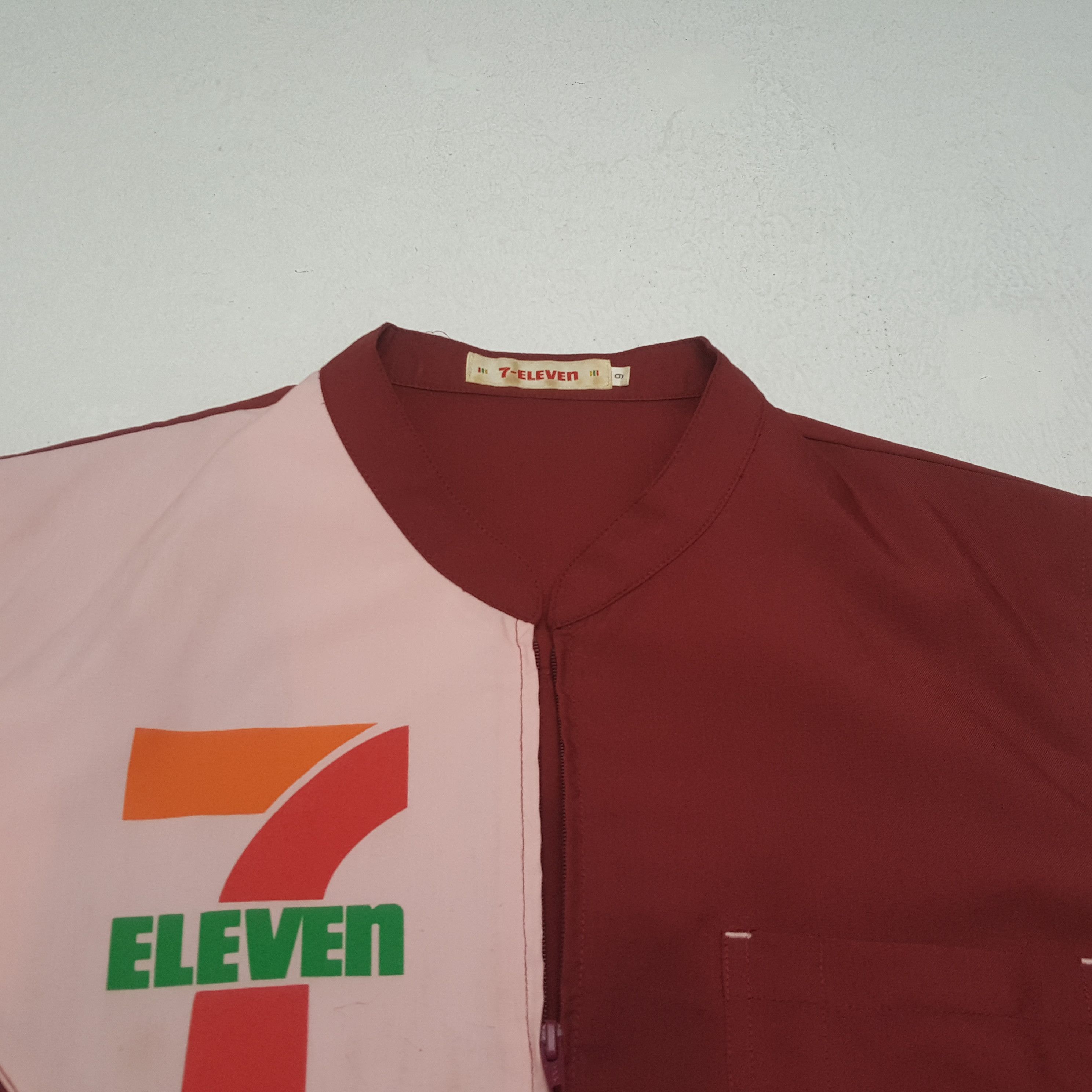 Japanese Brand × Vintage Vintage 7-ELEVEN Japan Workers Uniform Shirt Jacket C285N6 Size US S / EU 44-46 / 1 - 5 Thumbnail