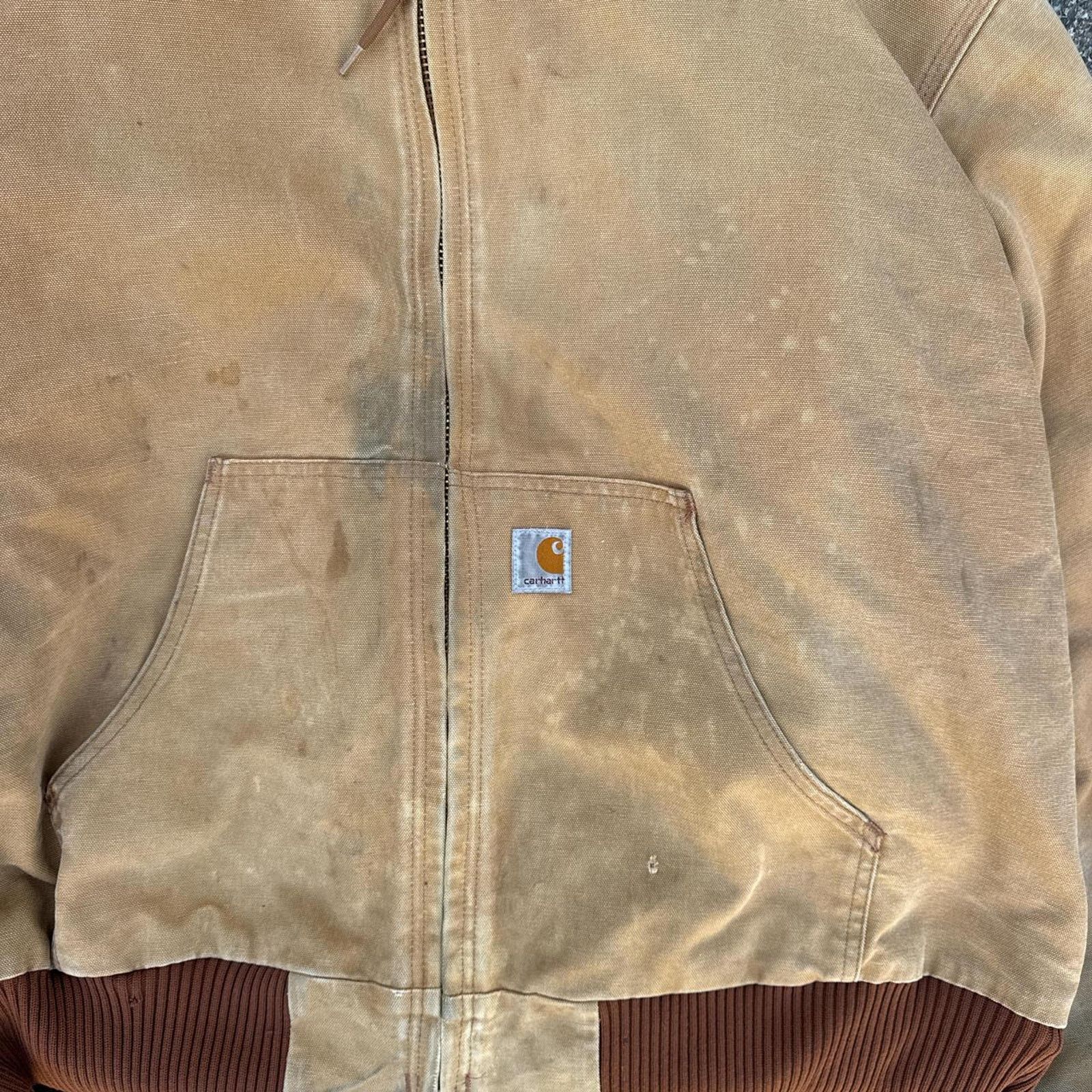 Carhartt Vintage Tan Carhartt Hooded Jacket – Size XL Size US XL / EU 56 / 4 - 3 Thumbnail