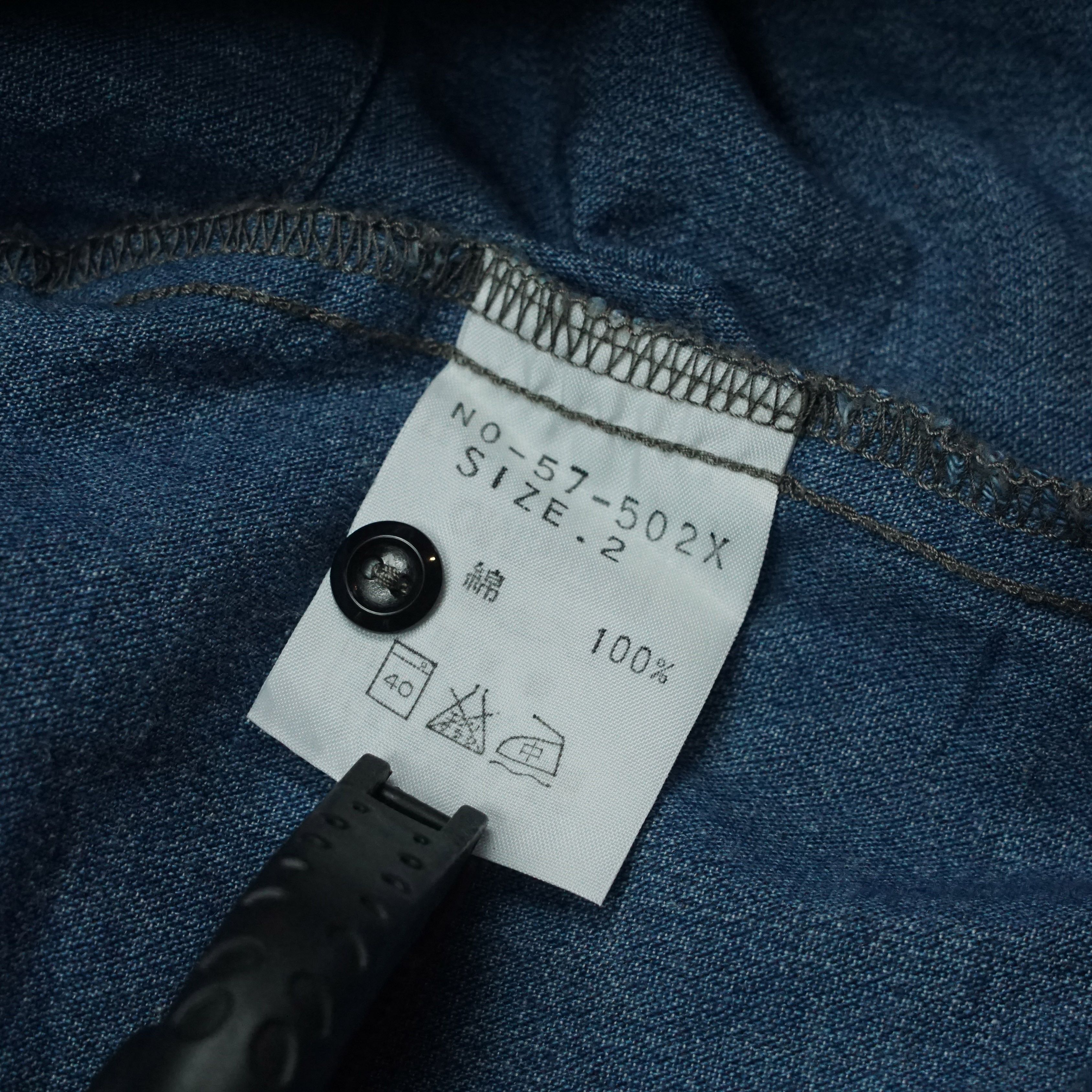 OMNIGOD *NoTariff Omnigod Japan Wide Denim Top Size ONE SIZE - 5 Thumbnail