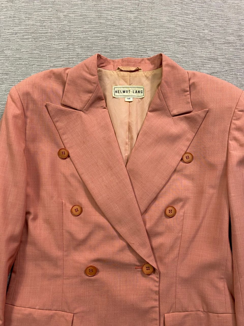 Designer × Helmut Lang × Vintage Vintage Helmut Lang Double Breasted Blazer Size M / US 6-8 / IT 42-44 - 4 Thumbnail