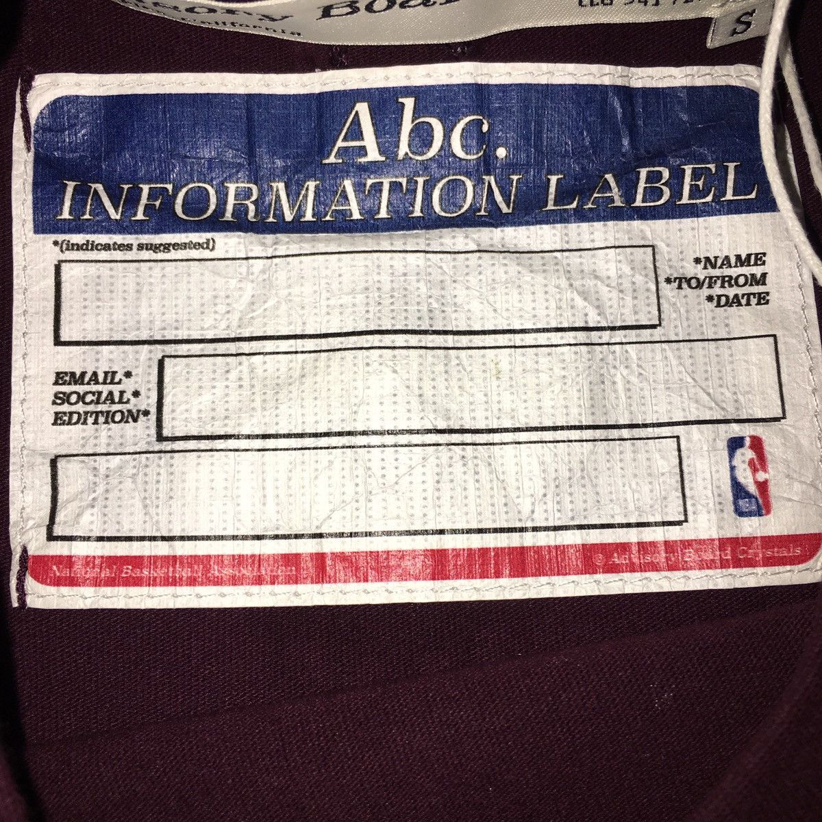 Advisory Board Crystals × NBA Abc. NBA Team Tee Size US S / EU 44-46 / 1 - 5 Thumbnail