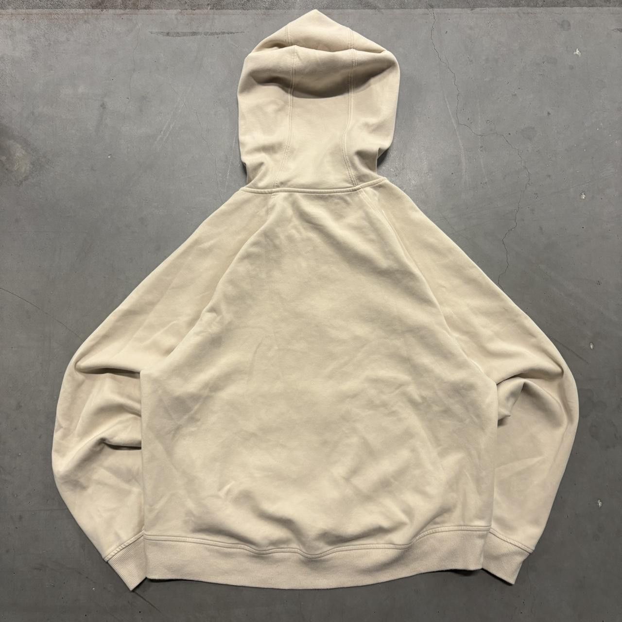 Vintage Crazy Vintage Y2K/2000s Blank Cream White Old Navy Active Zipup Hoodie! Size US M / EU 48-50 / 2 - 2 Thumbnail