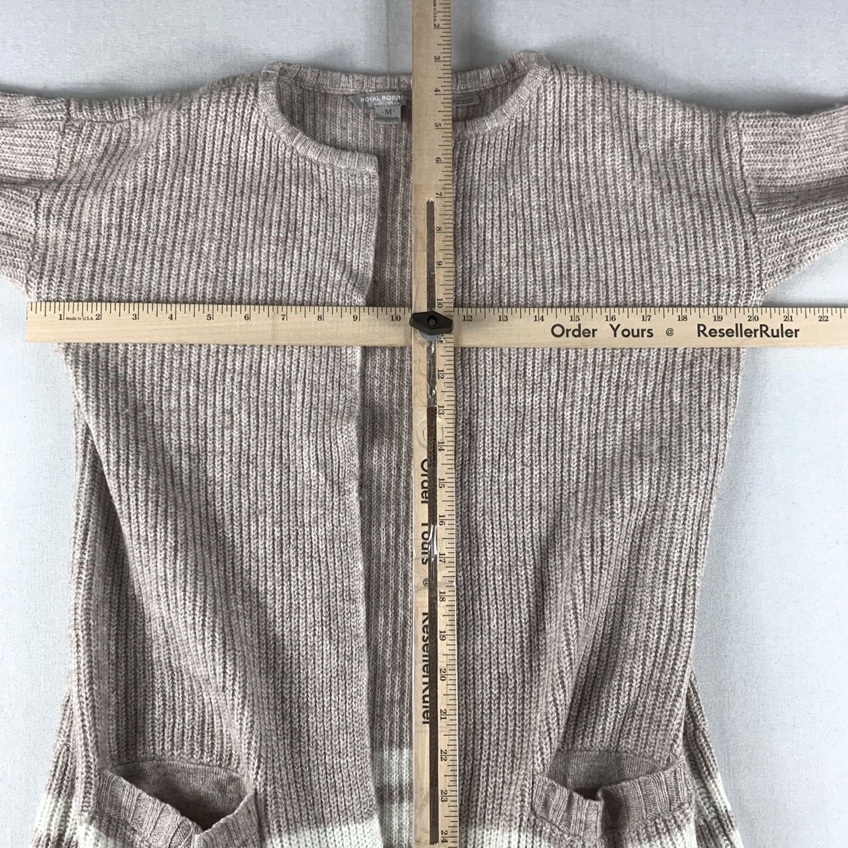 Royal Robbins VINTAGE ROYAL ROBBINS SWEATER WRAP WOMENS M MEDIUM LONG SLEEVE KNIT PINK ROSE BLACK STRIPE Size M / US 6-8 / IT 42-44 - 4 Thumbnail
