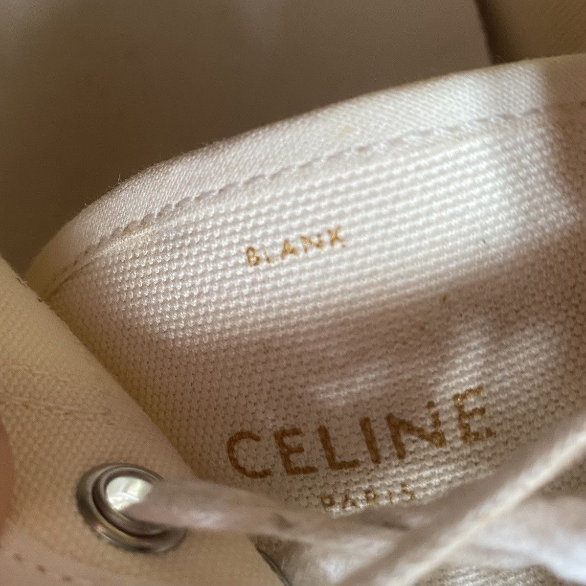 Celine Celine Blank Low Top Sneakers Size US 8 / EU 41 - 7 Thumbnail
