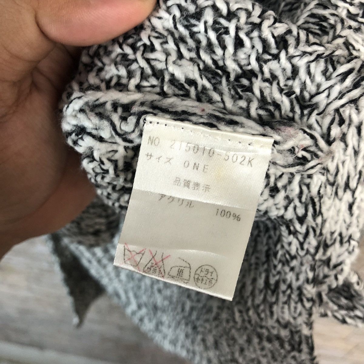 Homespun Knitwear × Japanese Brand Japanese Brand Grey Knitwear #A904 Size L / US 10 / IT 46 - 11 Thumbnail