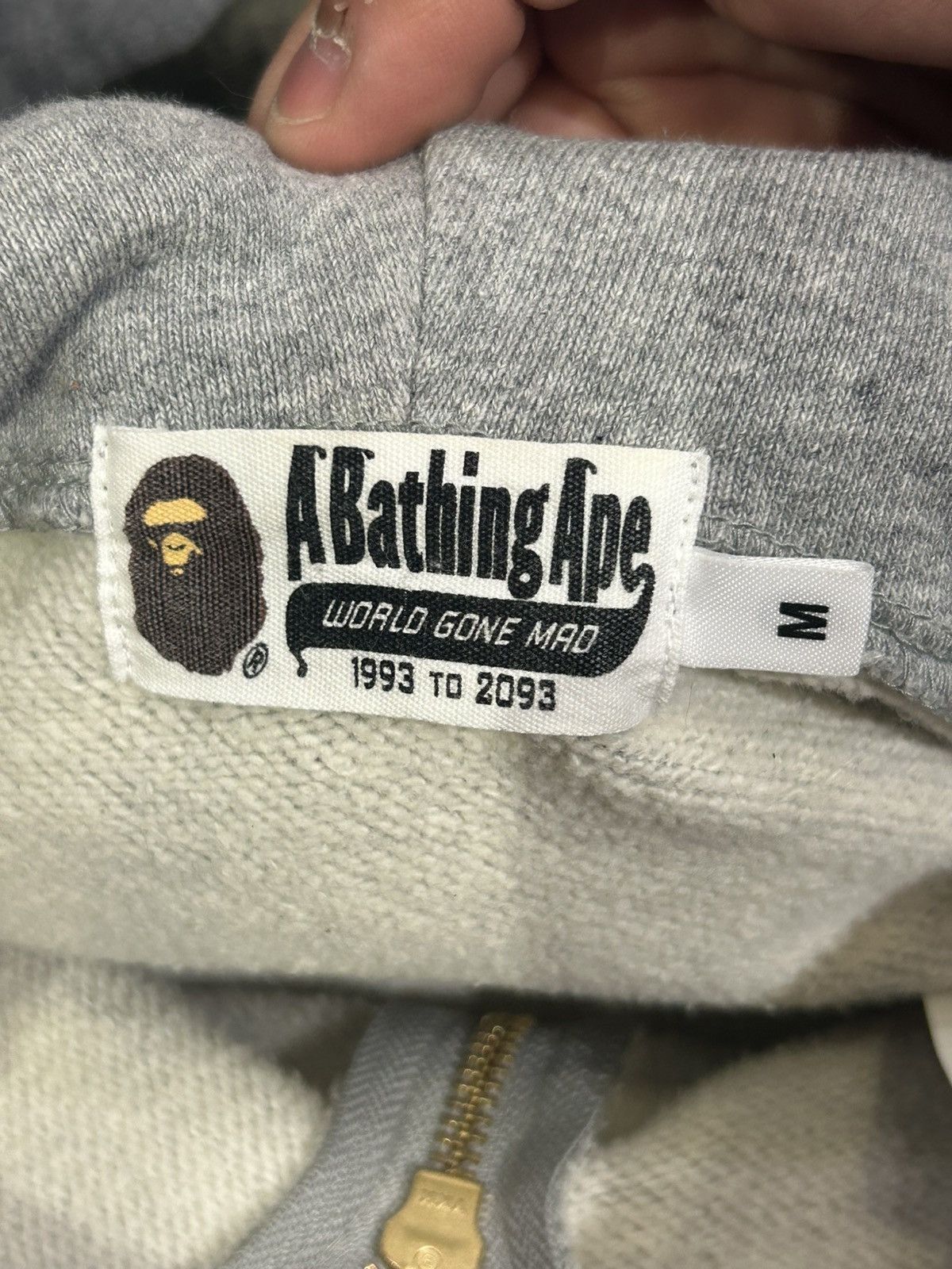 Bape Bape 23rd anniversary shark hoodie grey Size US M / EU 48-50 / 2 - 9 Thumbnail