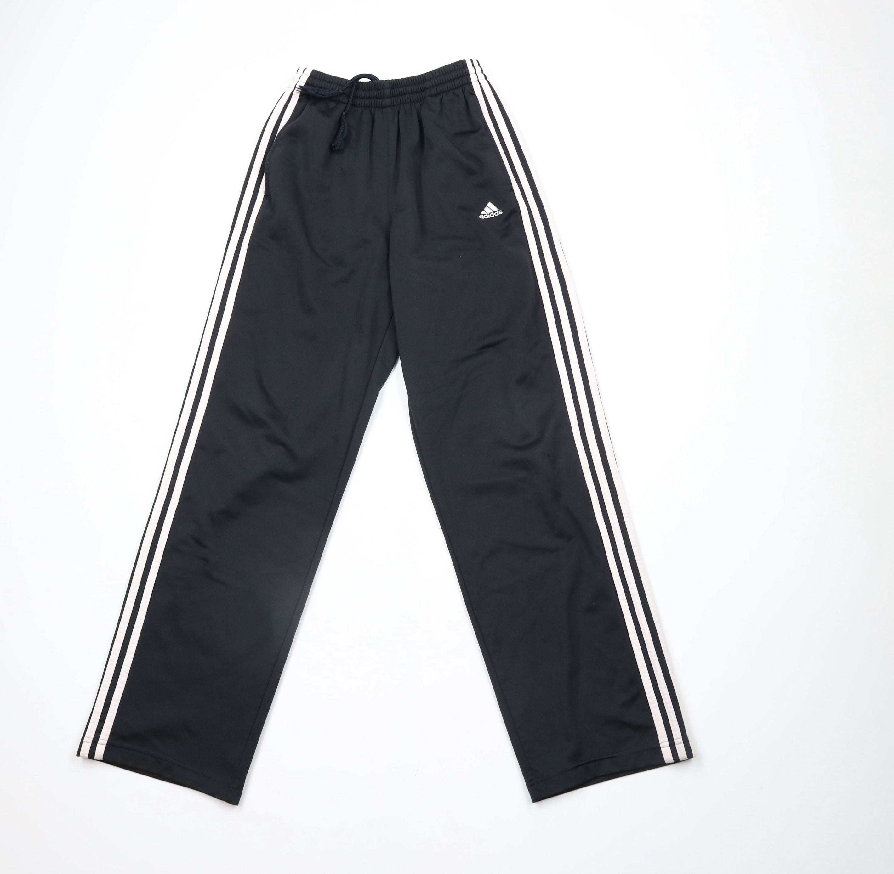 Adidas × Vintage Vintage Adidas Out Striped Wide Leg Sweatpants Pants Black Size US 32 / EU 48 - 1 Thumbnail