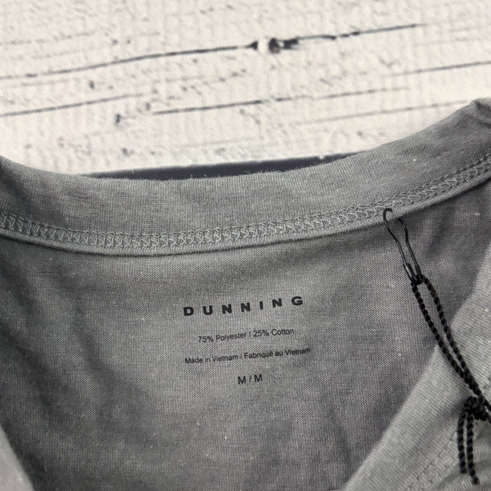 Vintage NEW Dunning Golf Trump National Doral Short Sleeve T Shirt Men's Med Gray Sample Size US M / EU 48-50 / 2 - 3 Thumbnail