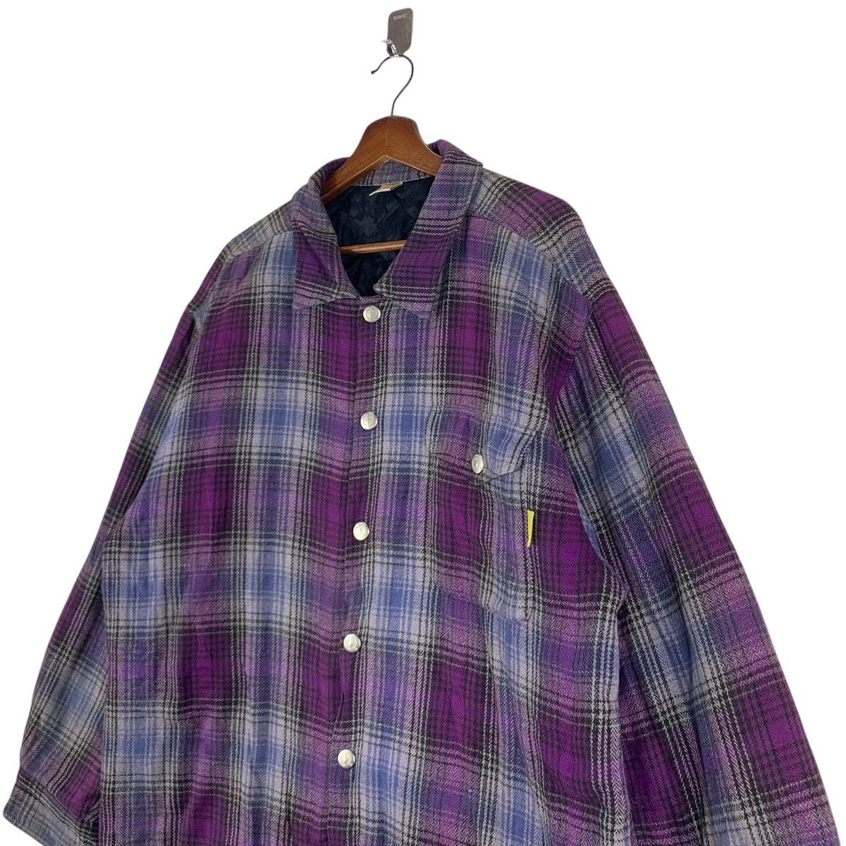 Hang Ten × Vintage VINTAGE HANG TEN SNAP BUTTON TARTAN FLANNEL JACKET Size US L / EU 52-54 / 3 - 2 Thumbnail