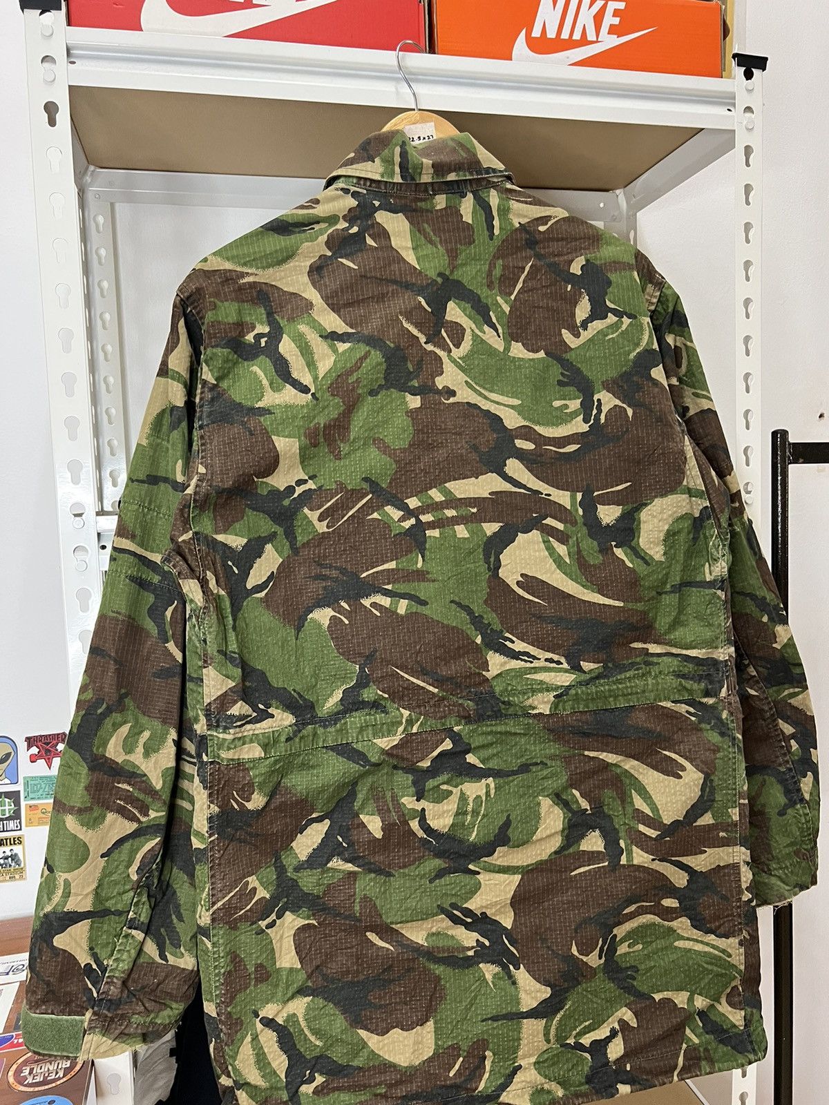 Nigel Cabourn Vintage Military DPM Field Jacket Multi pocket Camouflage Size US XL / EU 56 / 4 - 12 Thumbnail