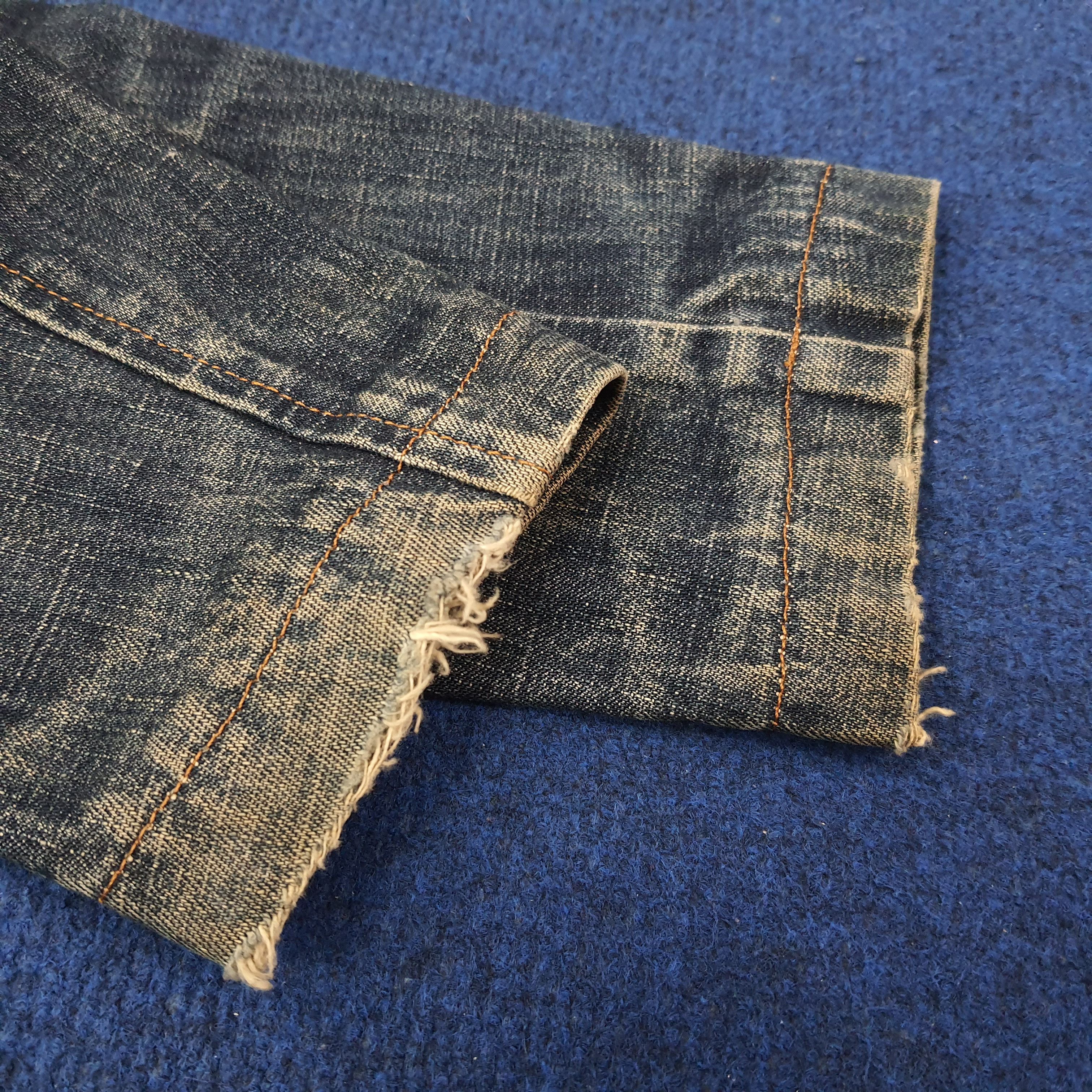 Miu Miu Vintage Miu Miu by Prada Denim Fiammato Blazer C256N2 Size XS / US 0-2 / IT 36-38 - 9 Thumbnail