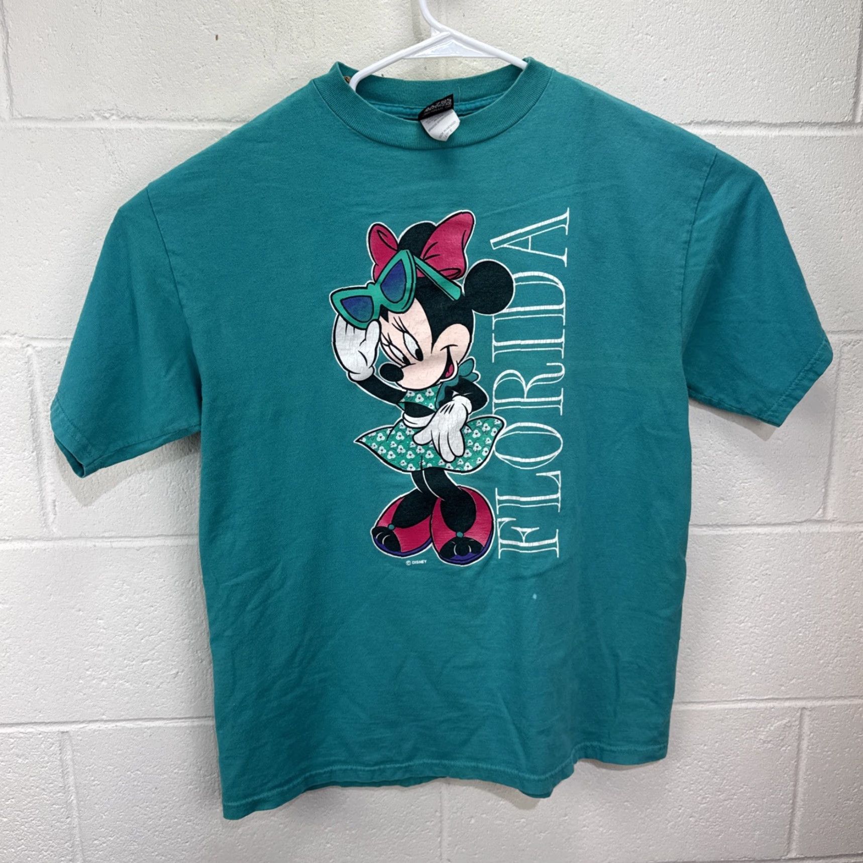 Mickey Unlimited VINTAGE Mickey Unlimited Disney Minnie Mouse Shirt L Adult Regular Blue Teal 90s Florida Cartoon Womens Men Size US L / EU 52-54 / 3 - 2 Thumbnail