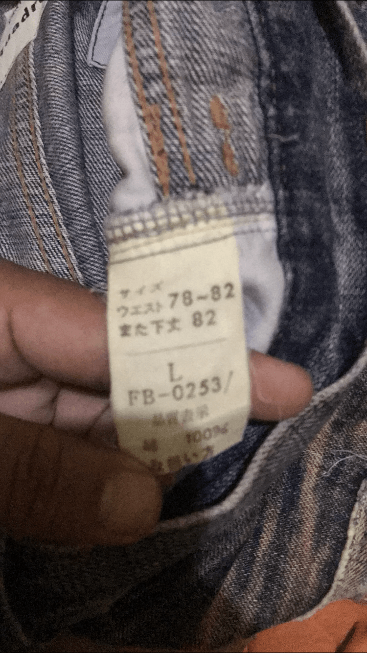 If Six Was Nine × Japanese Brand Quadro Bartack double knee Patchwork Distressed Denim Pants Size US 32 / EU 48 - 3 Thumbnail