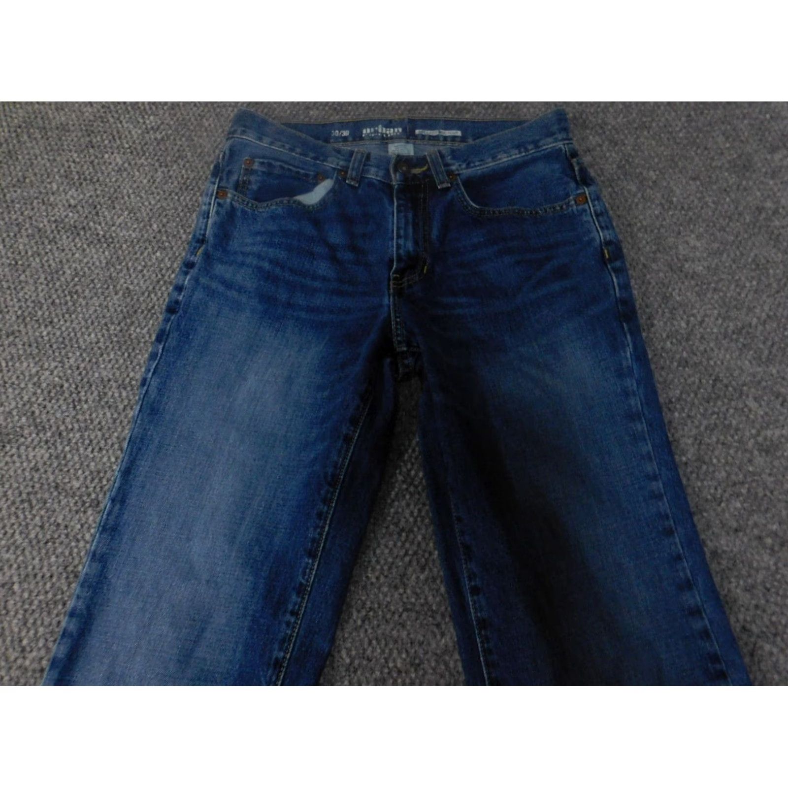 Vintage Urban Pipeline Jeans Women 30 Blue Dark Relaxed Bootcut Denim Zip 28in Distressed Regular Size 30 IN United States Size 30" / US 8 / IT 44 - 4 Thumbnail
