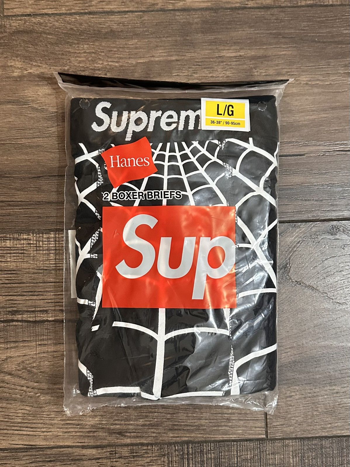 Supreme®/Hanes® Spider-Man Boxer Briefs (2 Pack) Large