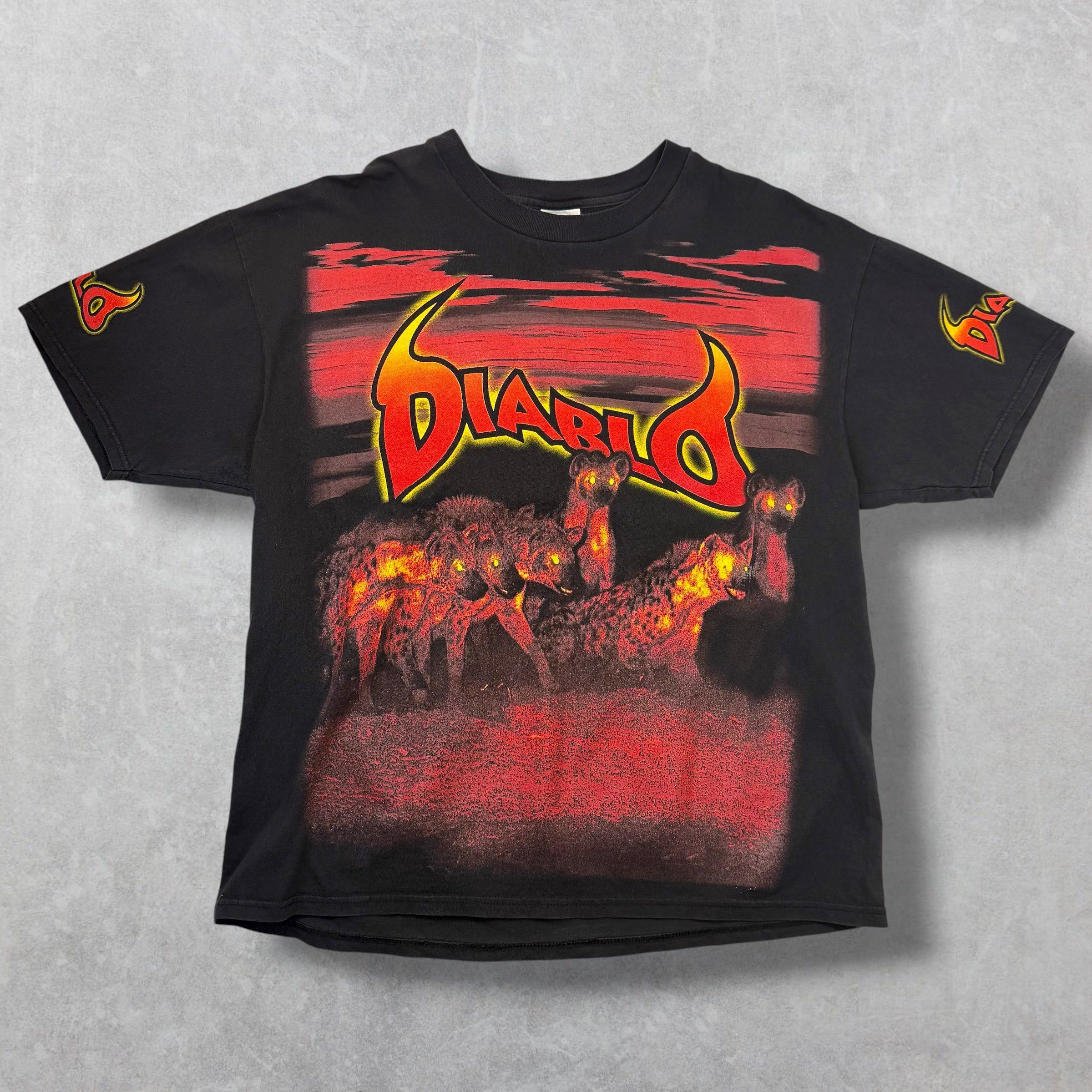Hanes Vintage 90's Diablo Wear Paintball Tee XL Size US XL / EU 56 / 4 - 1 Thumbnail
