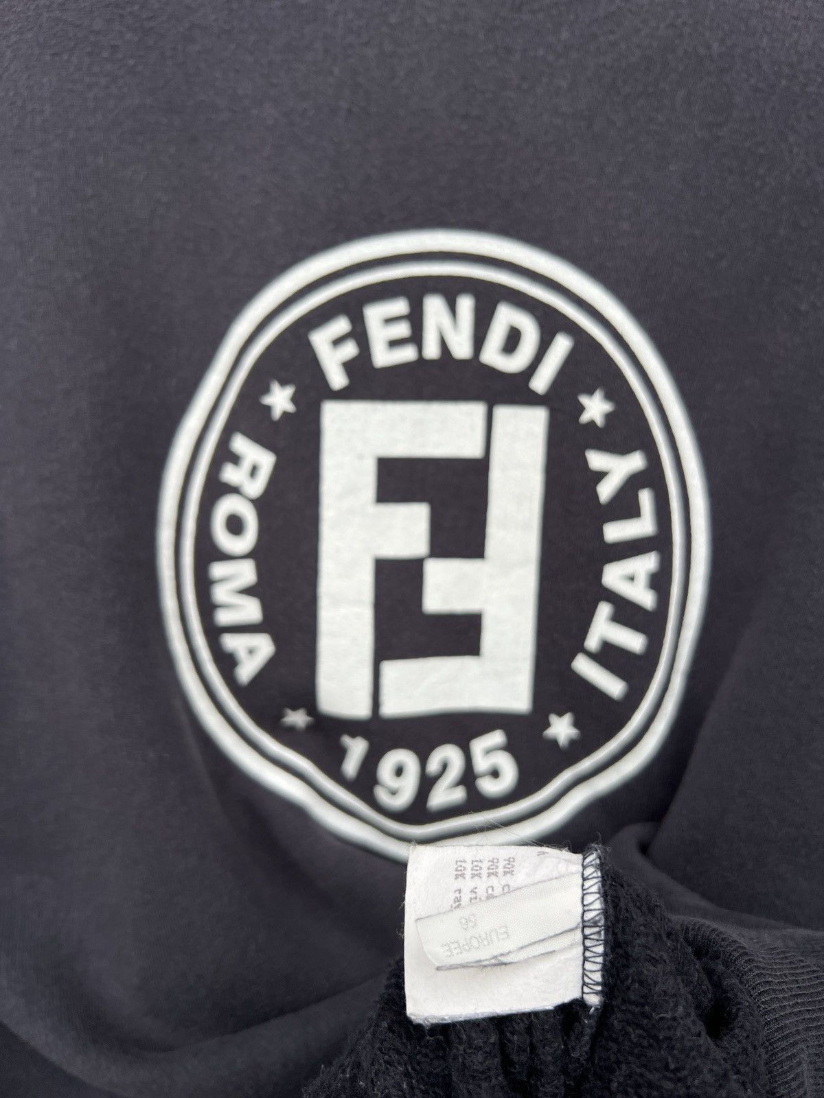 Fendi Vintage 90s Fendi Roma Italy Spell Out Baggy Sweatshirt XL Size US XL / EU 56 / 4 - 6 Thumbnail